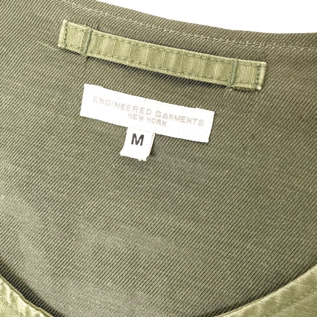 Engineered Garments Engineered Garments Cover Work Vest Size M Olive Green Cotton Men Vest Work Olive Mens Size US M / EU 48-50 / 2 - 4 Thumbnail