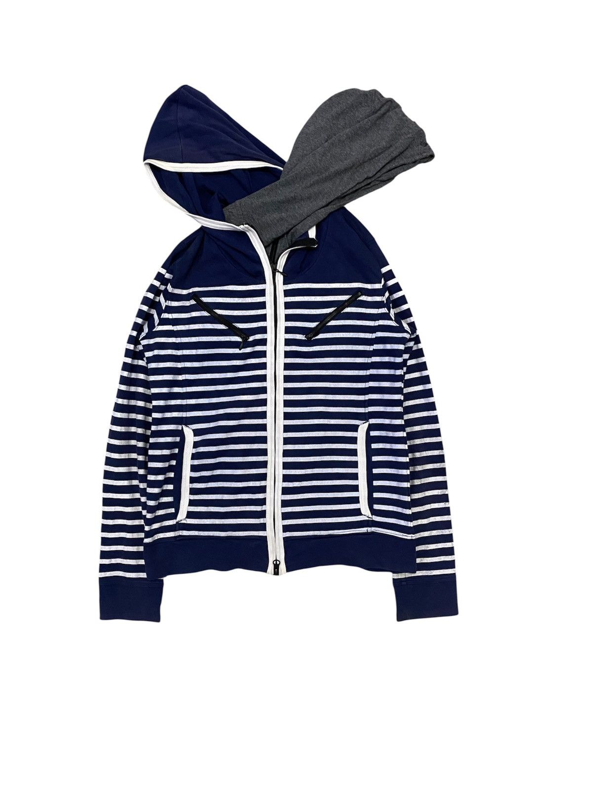 Nicole Club 2000s Double layer zipper hoodie Size US S / EU 44-46 / 1 - 1 Thumbnail