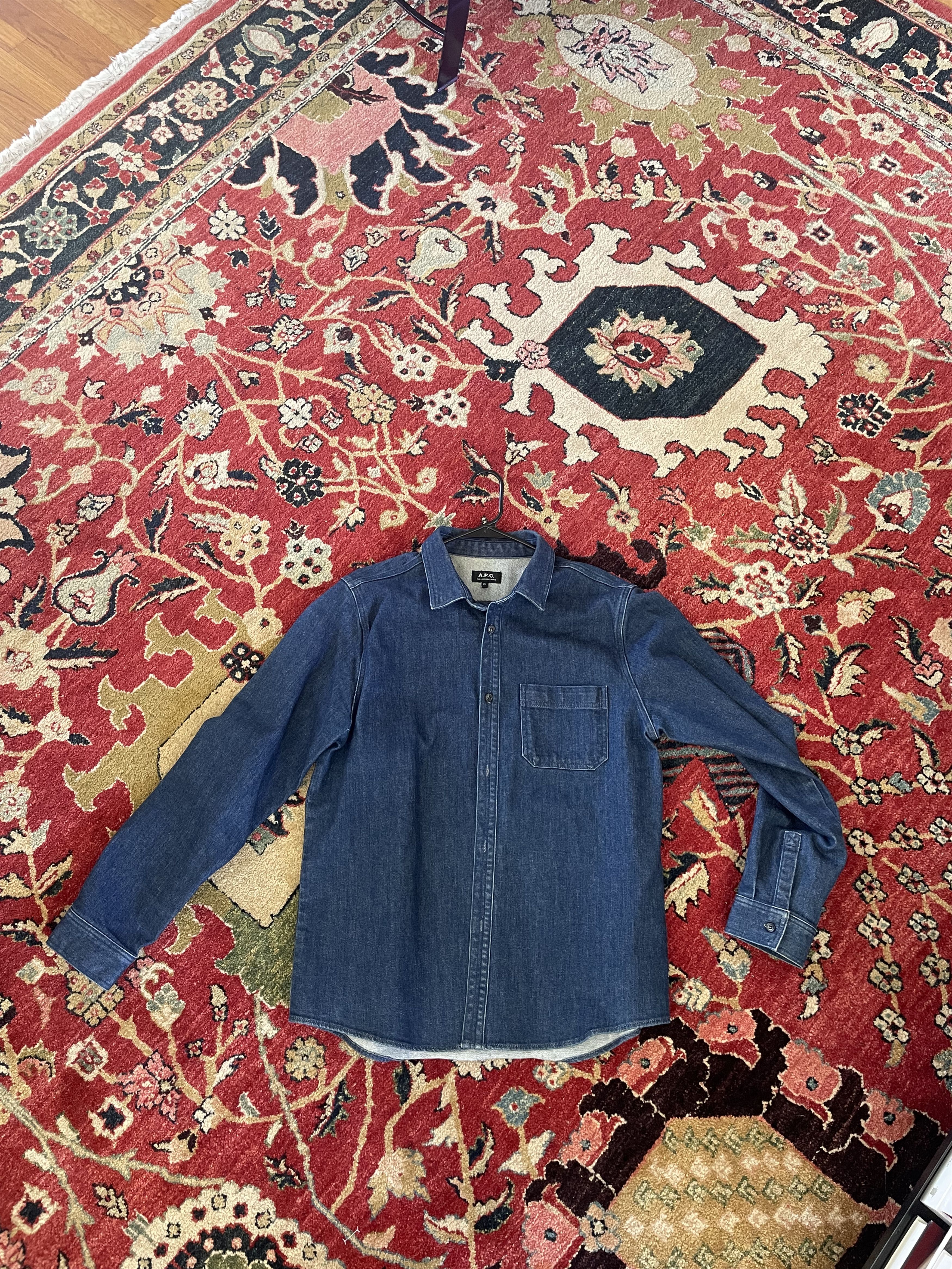 A.P.C. Denim Shirt Size US XL / EU 56 / 4 - 1 Thumbnail