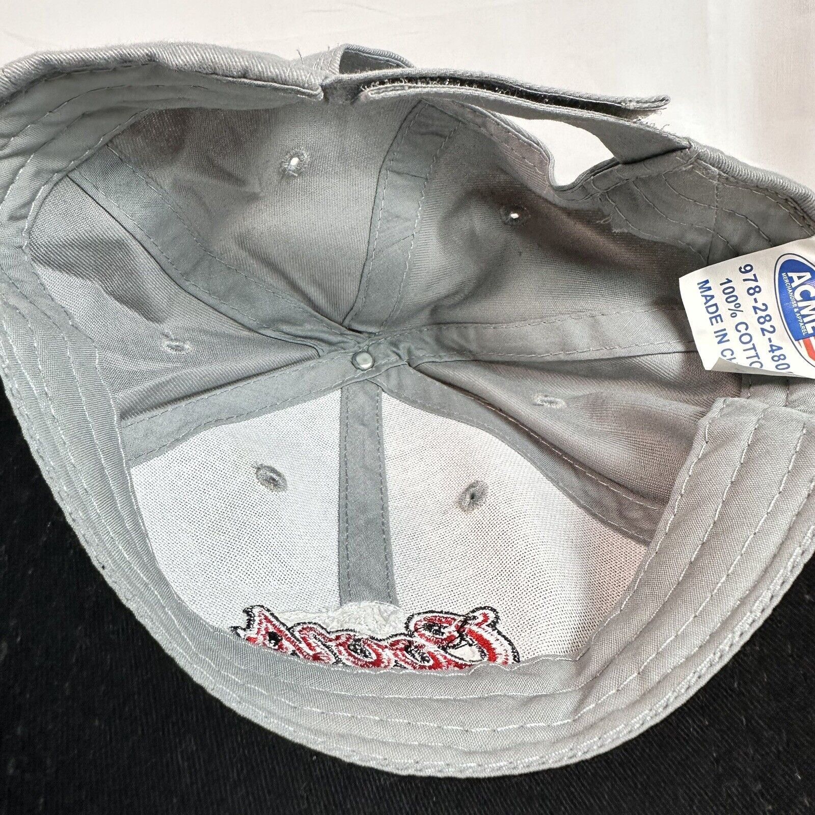 Other Coors Light Hat Cap Strapback Gray Red Embroidered Adjustabl Size ONE SIZE - 7 Thumbnail
