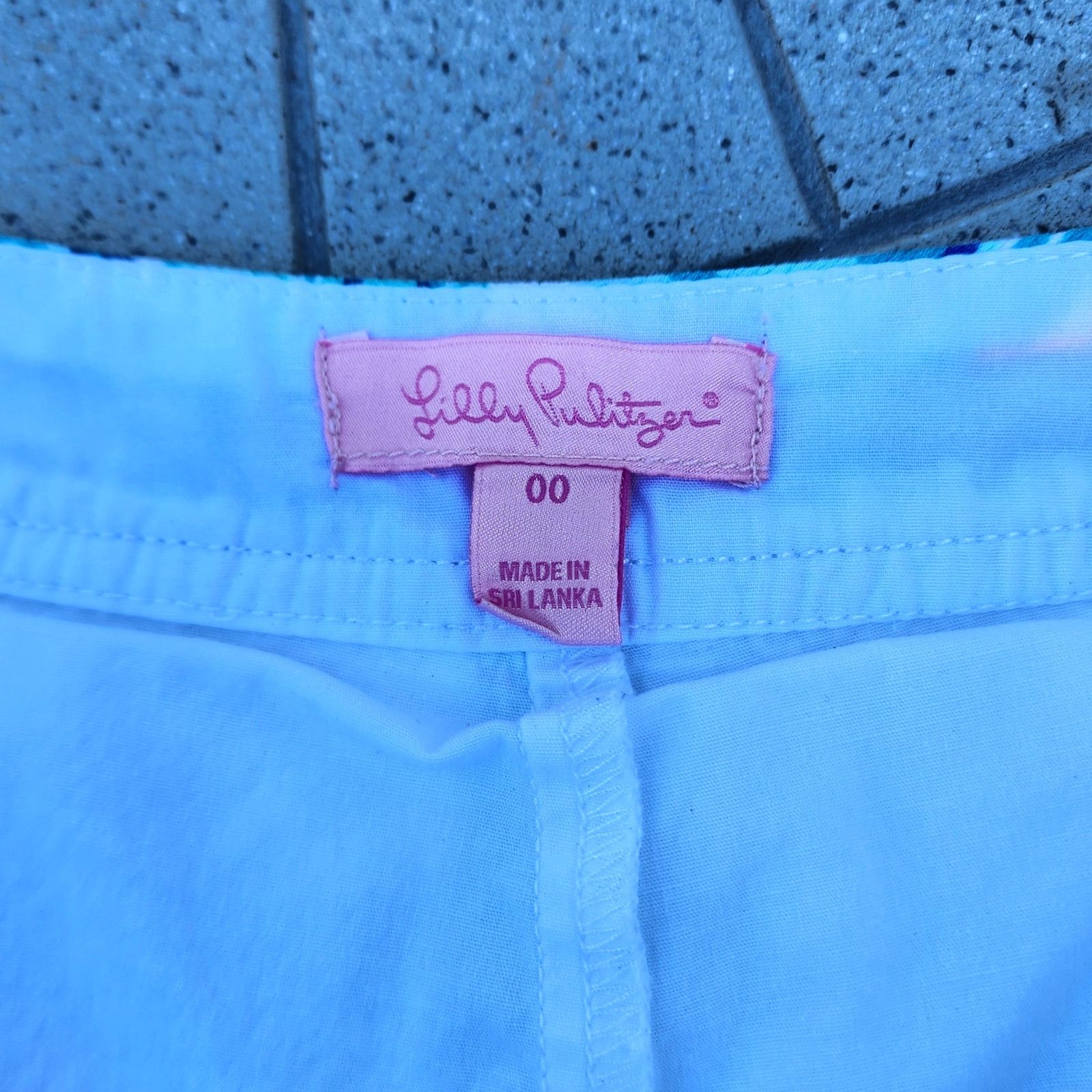 Lilly Pulitzer Lilly Pulitzer Colette Blue Ibiza Cabana Cocktail Skort Size 24" / US 00 / IT 34 - 4 Thumbnail