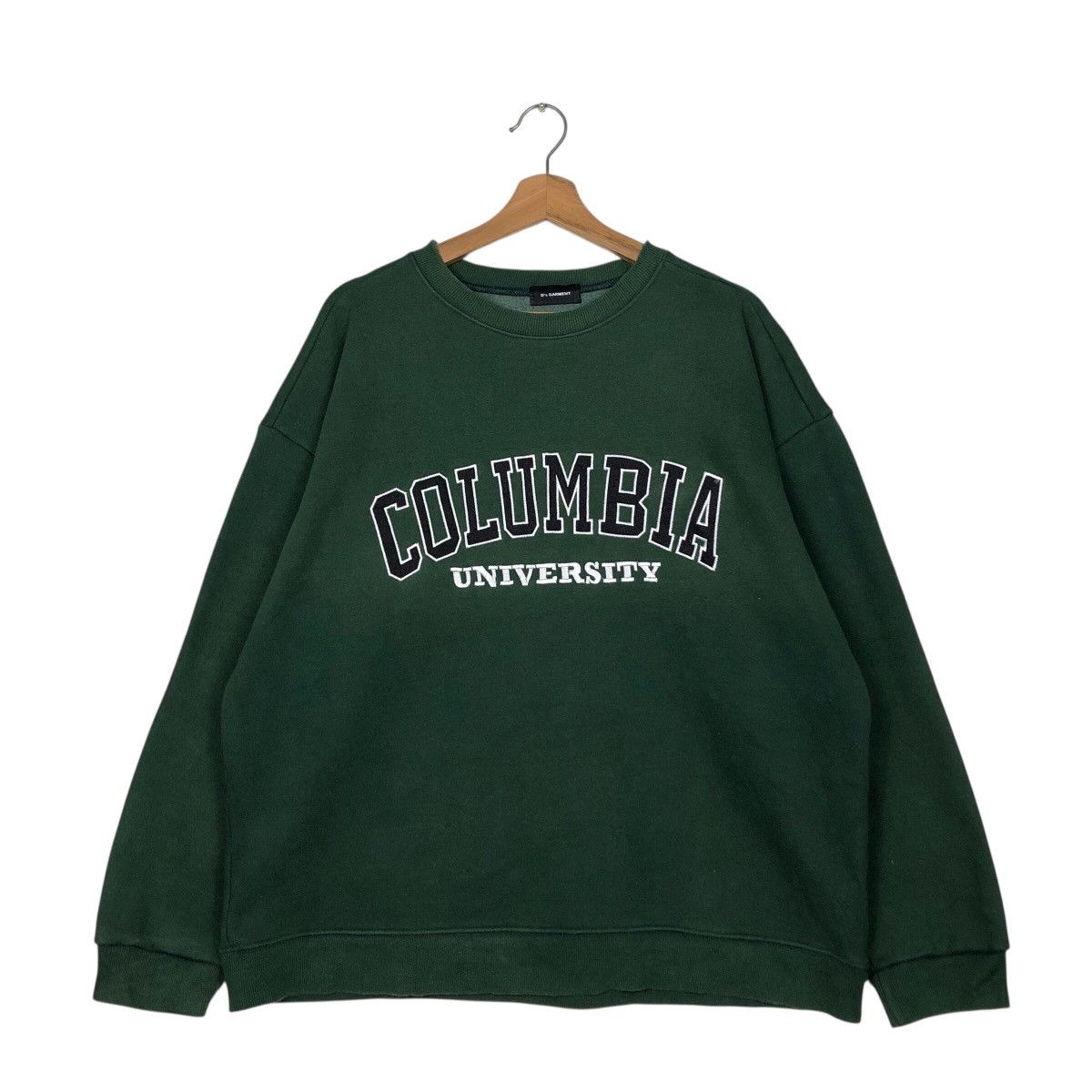 Japanese Brand 📌Rich Green Vintage Sweatshirt Columbia University Big Logo Size US M / EU 48-50 / 2 - 2 Thumbnail
