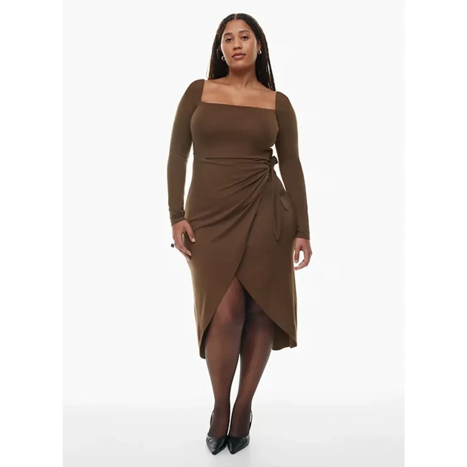 Aritzia Aritzia Wifred Saturn Long sleeve Midi Dress Size M A000717 Size M / US 6-8 / IT 42-44 - 1 Thumbnail