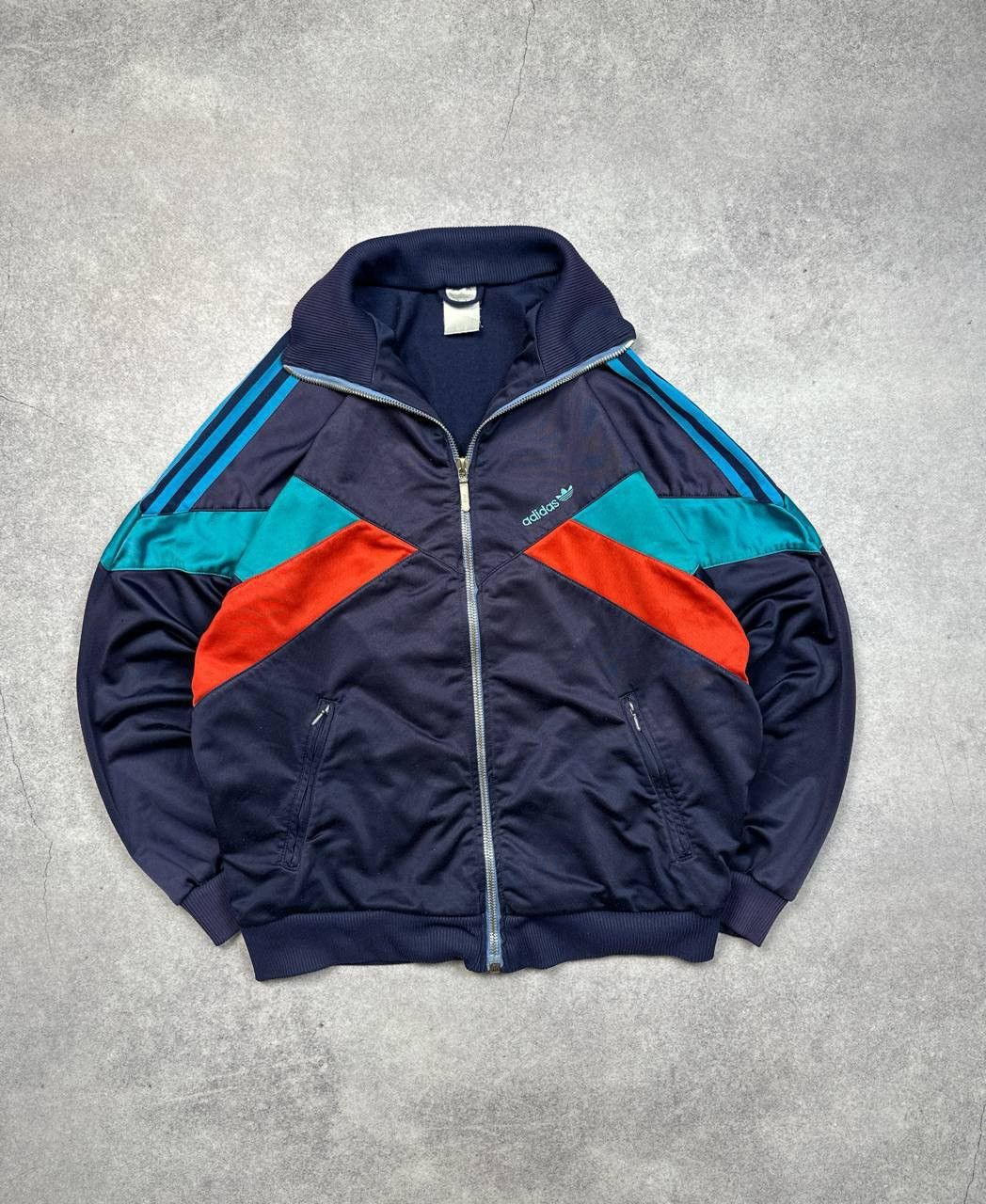 Vintage Adidas Track Jacket, Size M – Classic 90s Sportswear