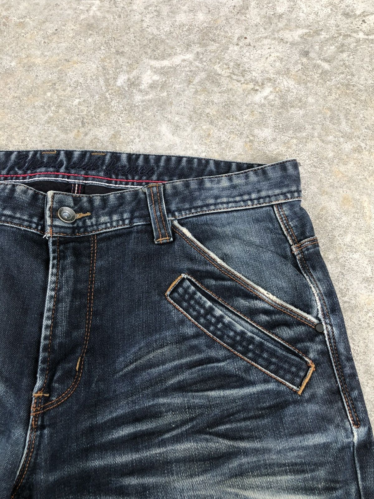 Who Decides War Nicole Club Flared Jeans Distressed Jeans Size US 34 / EU 50 - 16 Thumbnail