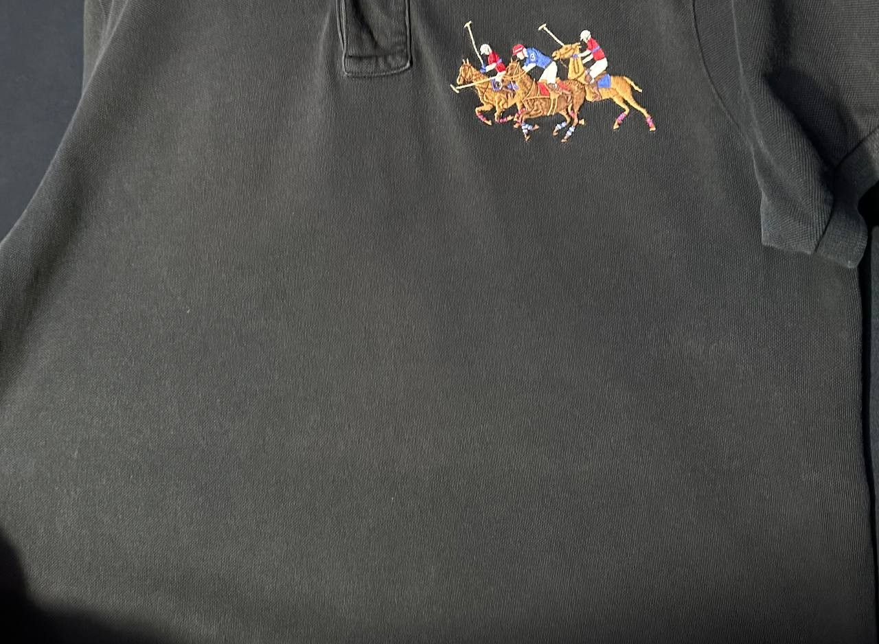 Polo Ralph Lauren × Vintage Polo Ralph Lauren vintage Polo shirt Triple Big Pony Size US L / EU 52-54 / 3 - 6 Thumbnail