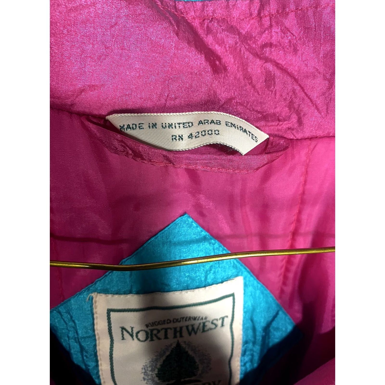 Weatherproof VINTAGE NORTHWEST TERRITORY RUGGED OUTWEAR WEATHERPROOF JACKET Women’s M Teal Size M / US 6-8 / IT 42-44 - 6 Thumbnail