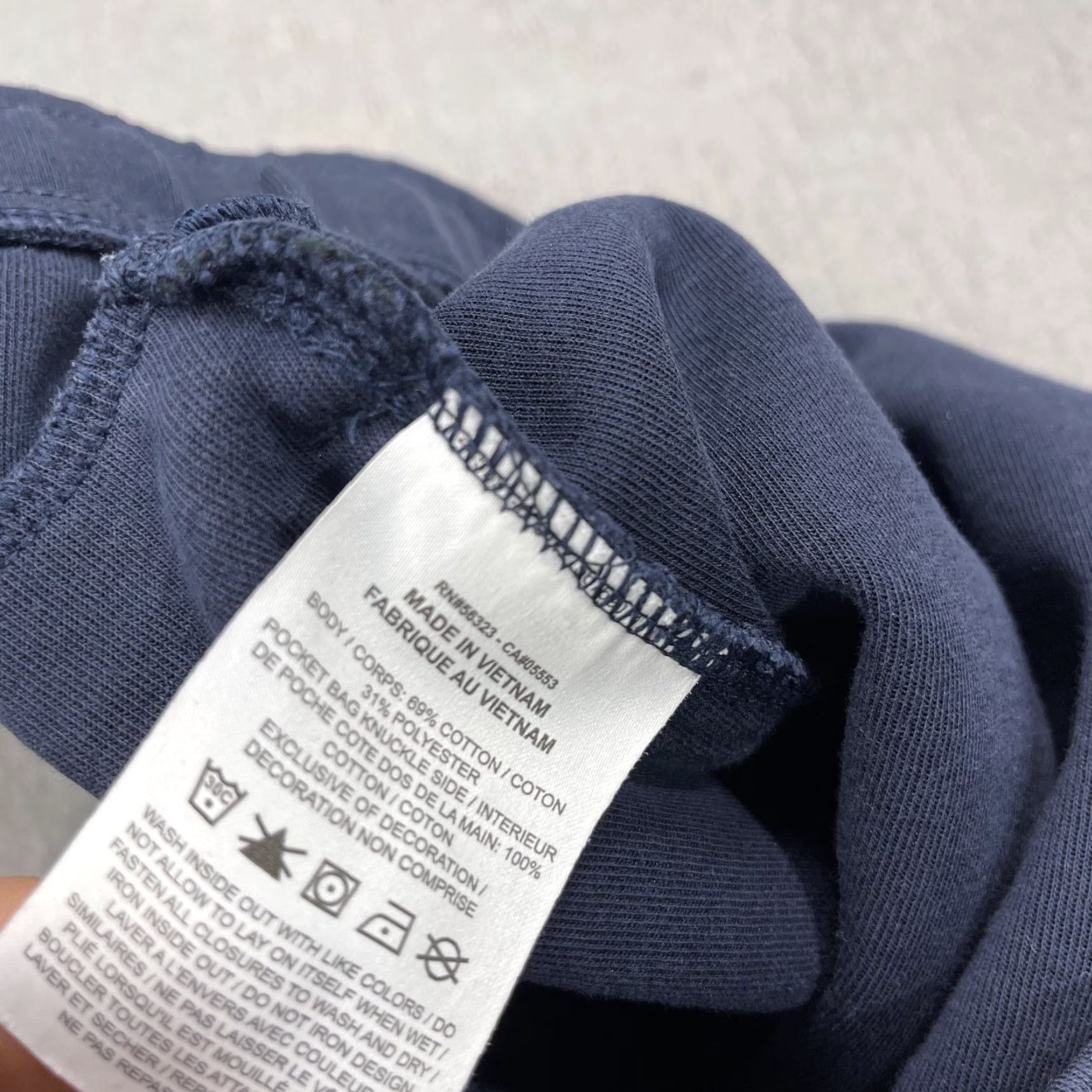 Nike Nike Tech Shorts Mens Small Navy Blue Fleece Gym NSW 8 Inch Inseam Clothes Sports Pocket Drawstring Elastic Waist Pockets Logo Quick Size US 29 - 5 Thumbnail
