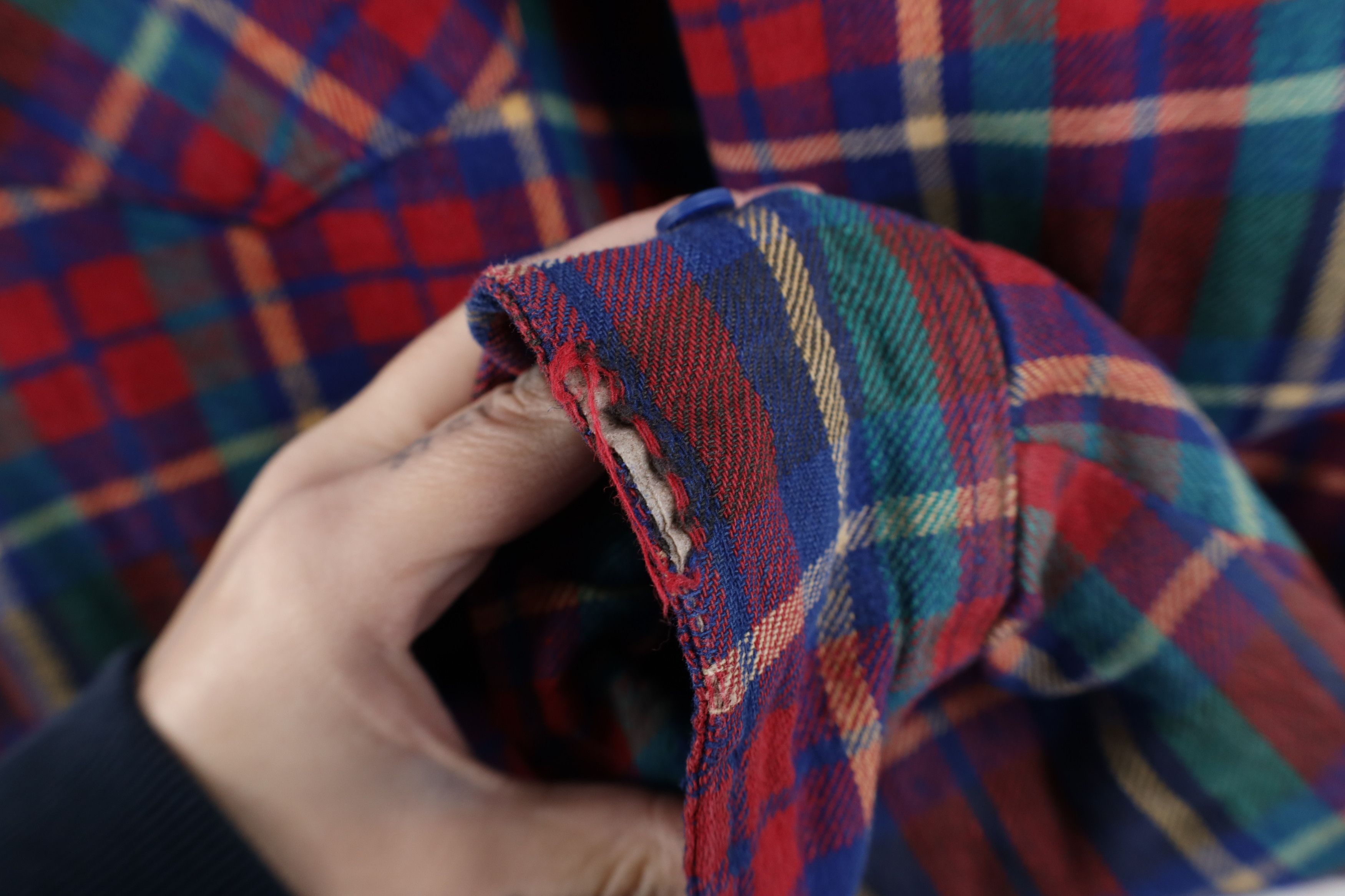 Vintage Vintage 90s Streetwear Flannel Shirt Jacket Jac Shirt Size US XL / EU 56 / 4 - 4 Thumbnail