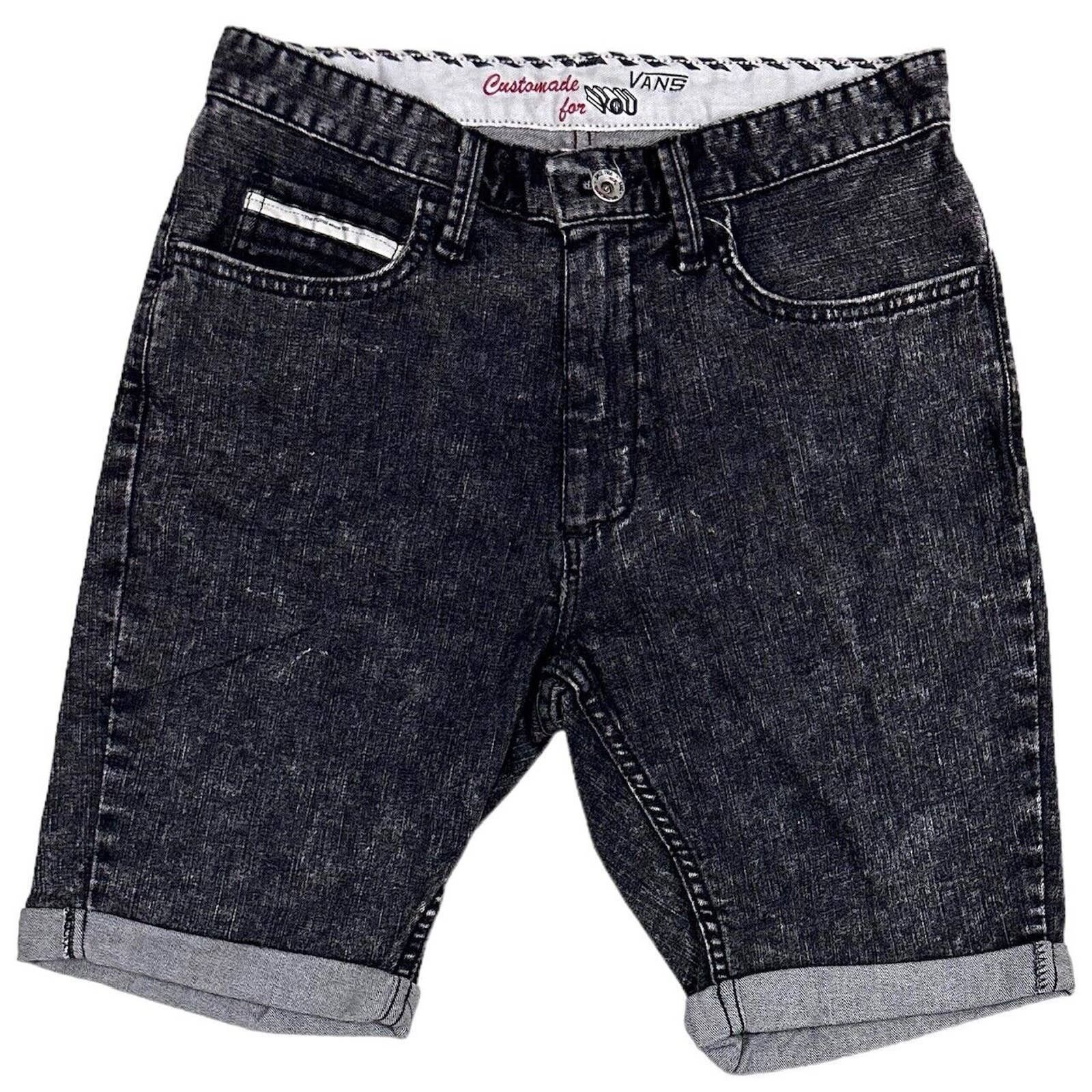 Vans Vans Men's Hannon Stretch Bermuda Cuffed Denim Jean Shorts