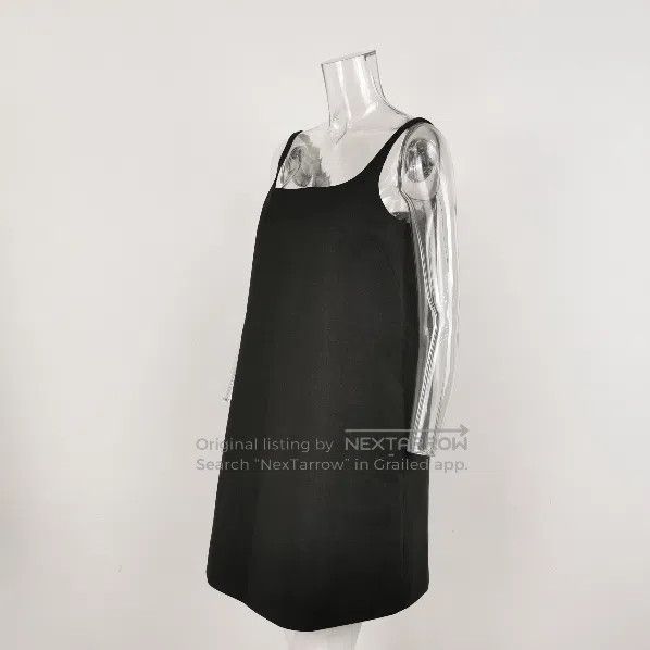 Prada Prada Wool Solid Color Slip Dress . Size S / US 4 / IT 40 - 2 Thumbnail