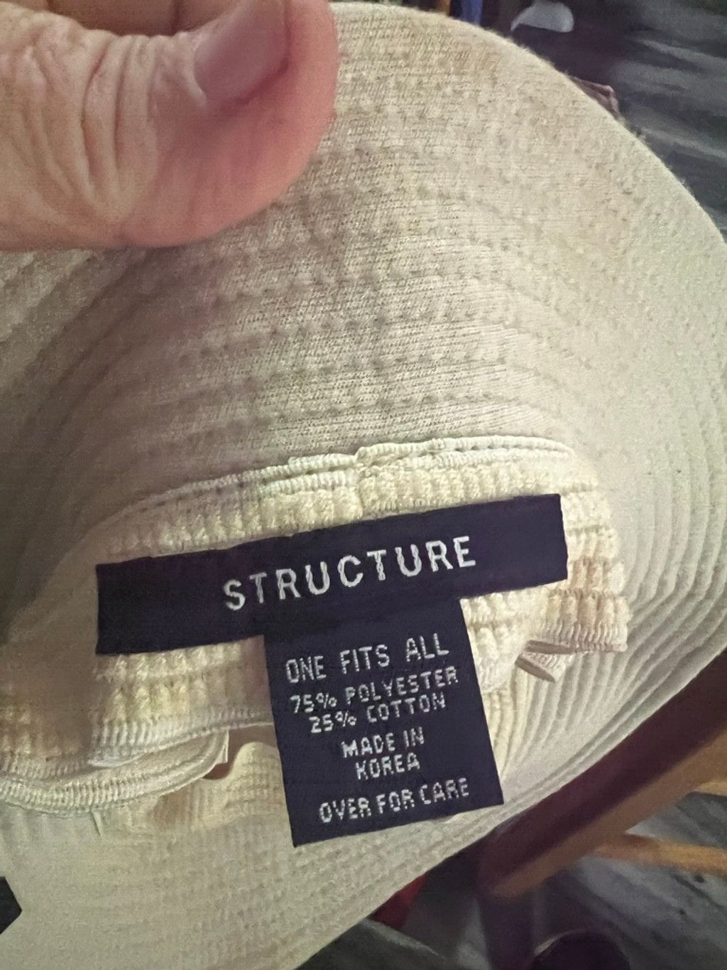 Structure Women's STRUCTURE Beige Bucket Hat One Size Size ONE SIZE - 5 Thumbnail