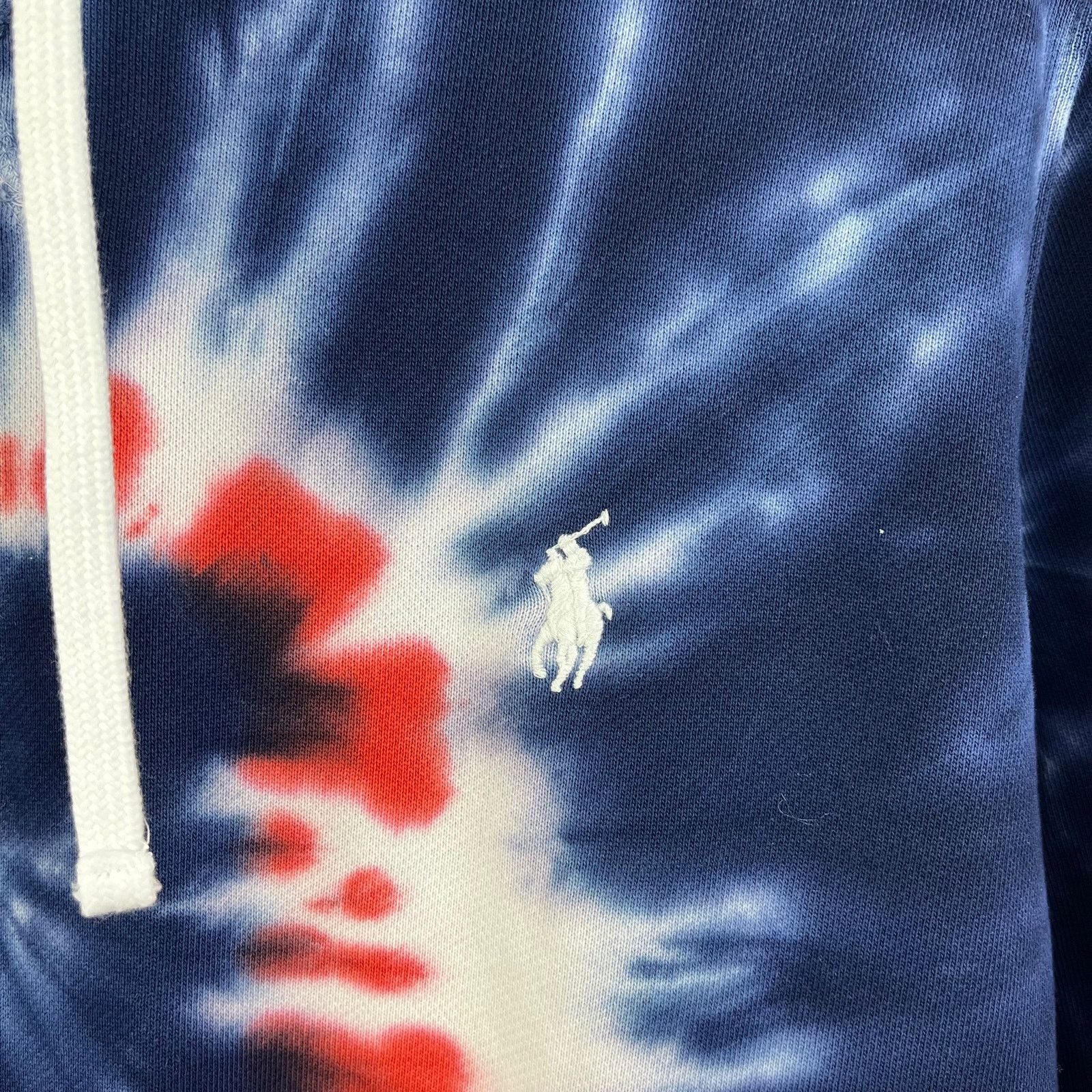 Polo Ralph Lauren Polo Ralph Lauren Tie Dye Hoodie Mens Size XS Red White Blue Size US XS / EU 42 / 0 - 2 Thumbnail