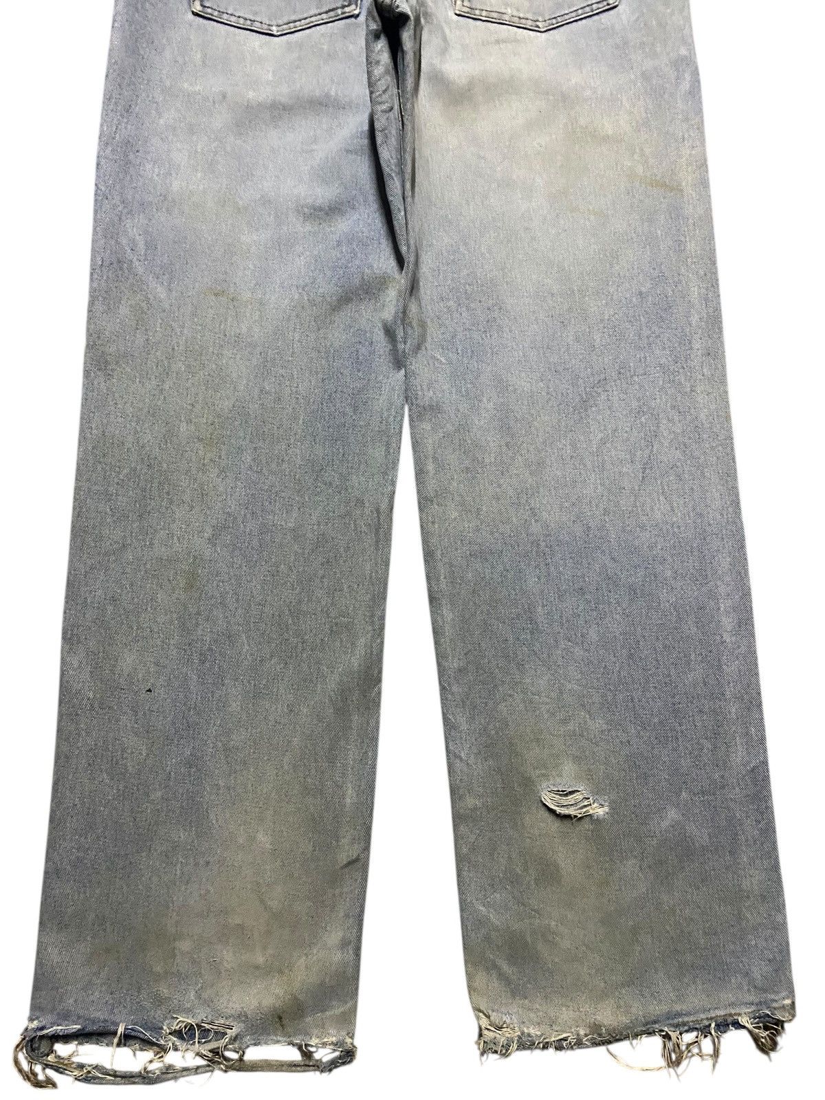 Rocawear Vintage LRG Light Wash Patches Ripped Baggy Jeans Size US 34 / EU 50 - 6 Thumbnail