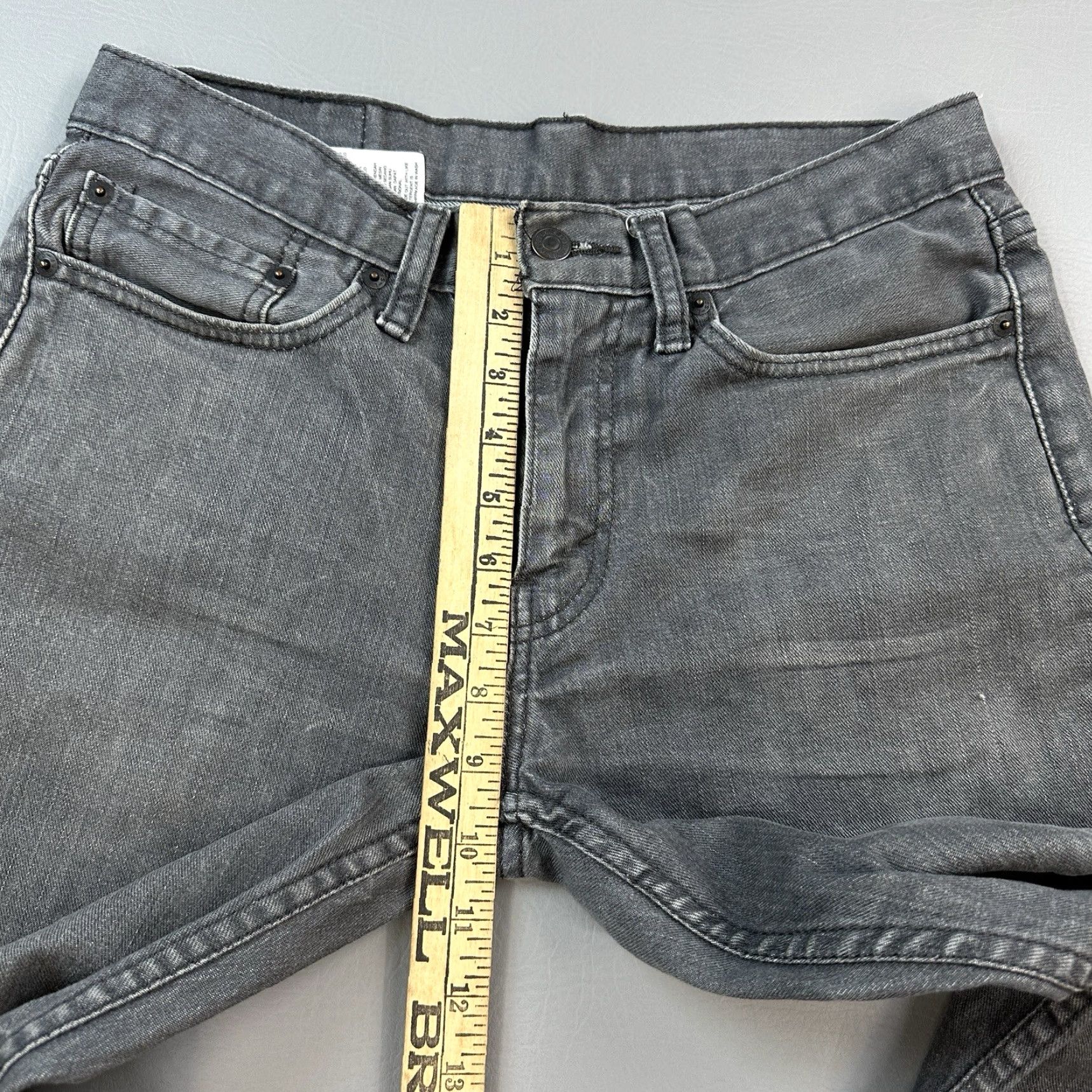 Levi's Levi's 514 Jeans Mens 32x28 Charcoal Wash Denim Straight Fit Stretch Casual Jeans Size US 32 / EU 48 - 5 Thumbnail