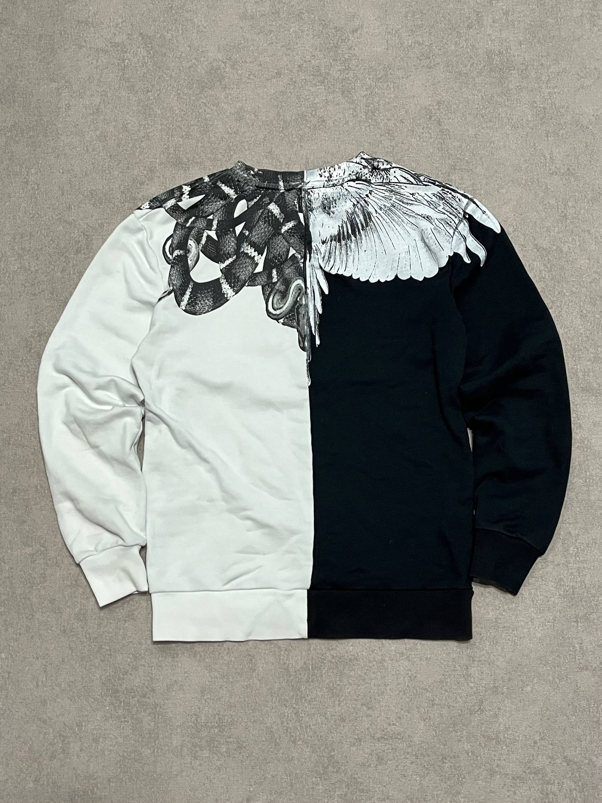 Marcelo Burlon Marcelo Burlon Rare Men`s Sweatshrit Wings Snake Sz XS Size US XS / EU 42 / 0 - 2 Thumbnail
