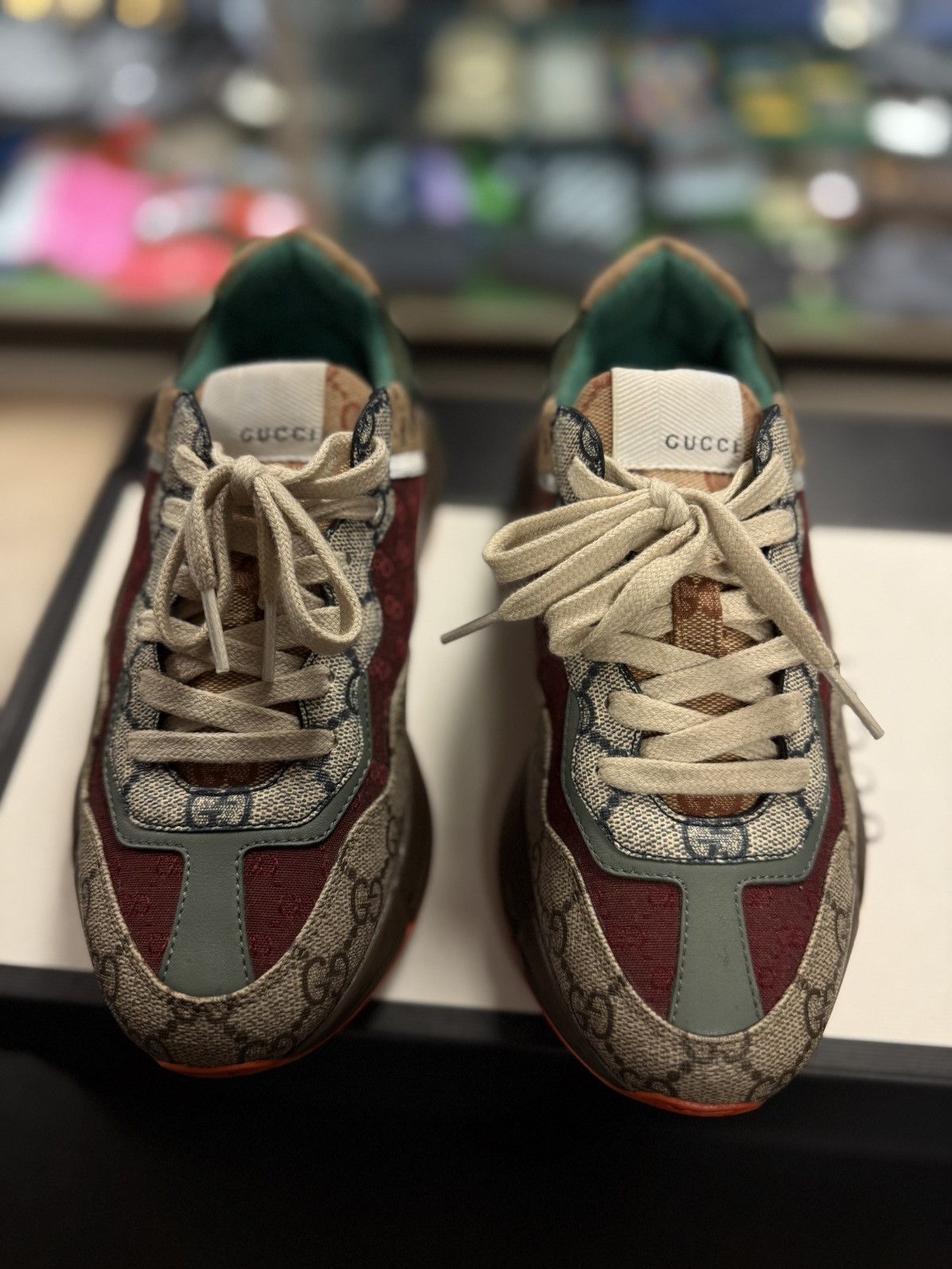 Gucci Gucci Rhyton Women’s Sneakers Size 36/6US 🧼 Size US 6 / IT 36 - 11 Thumbnail