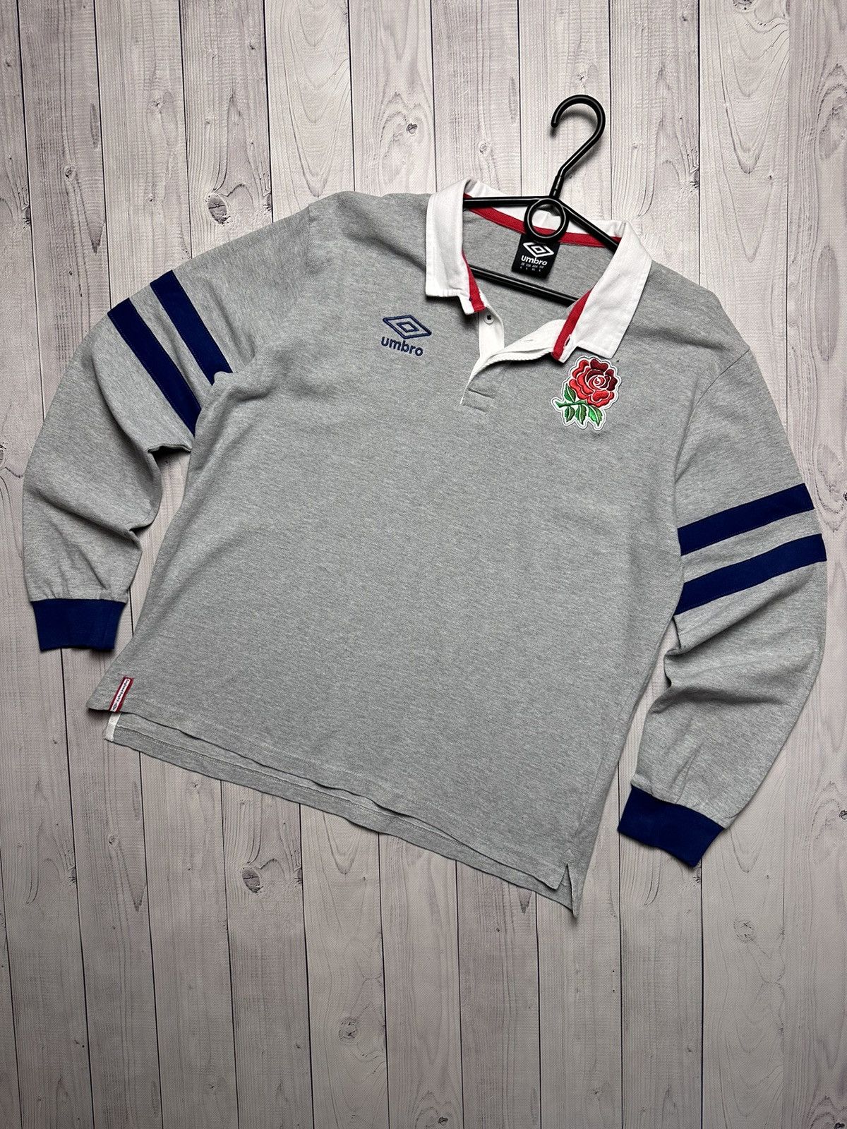Vintage Rugby England Umbro jersey size M/L Size US M / EU 48-50 / 2 - 1 Thumbnail