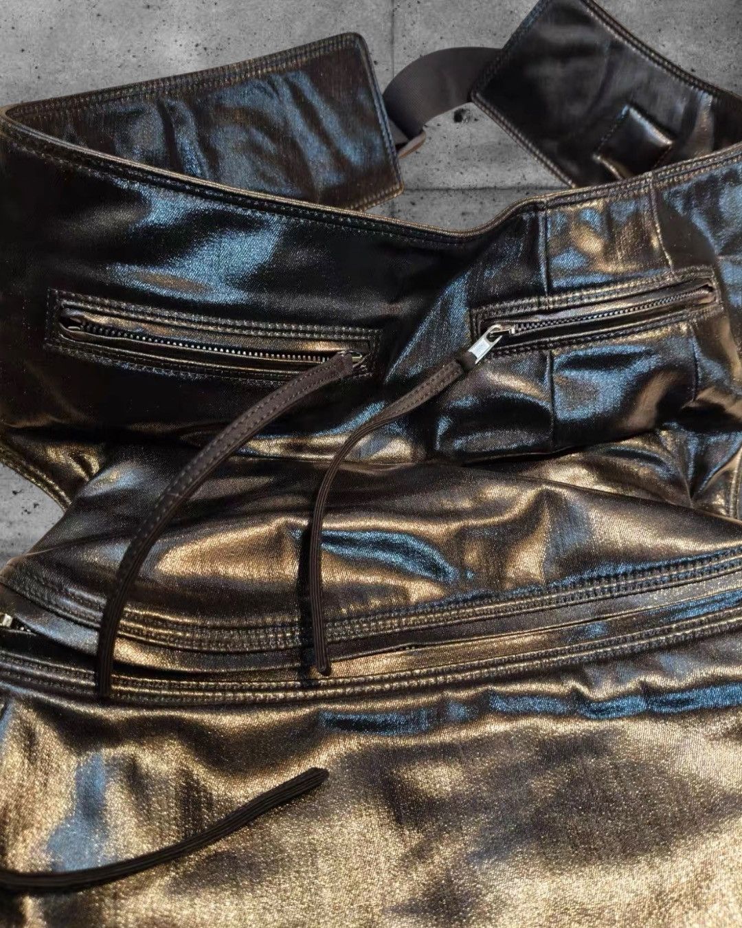 Rick Owens Rick Owens SS18 Dirt Runway Cargo Chap Bag Size ONE SIZE - 3 Thumbnail
