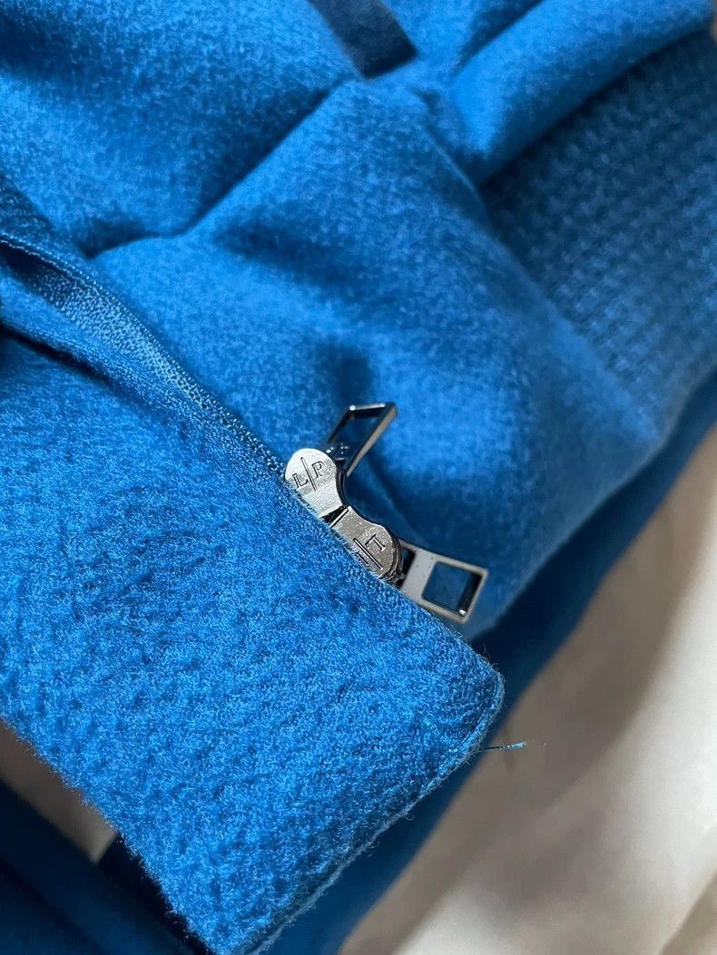 Other Loro Piana Blue Cashmere Bomber Jacket- Size US S / EU 44-46 / 1 - 4 Thumbnail