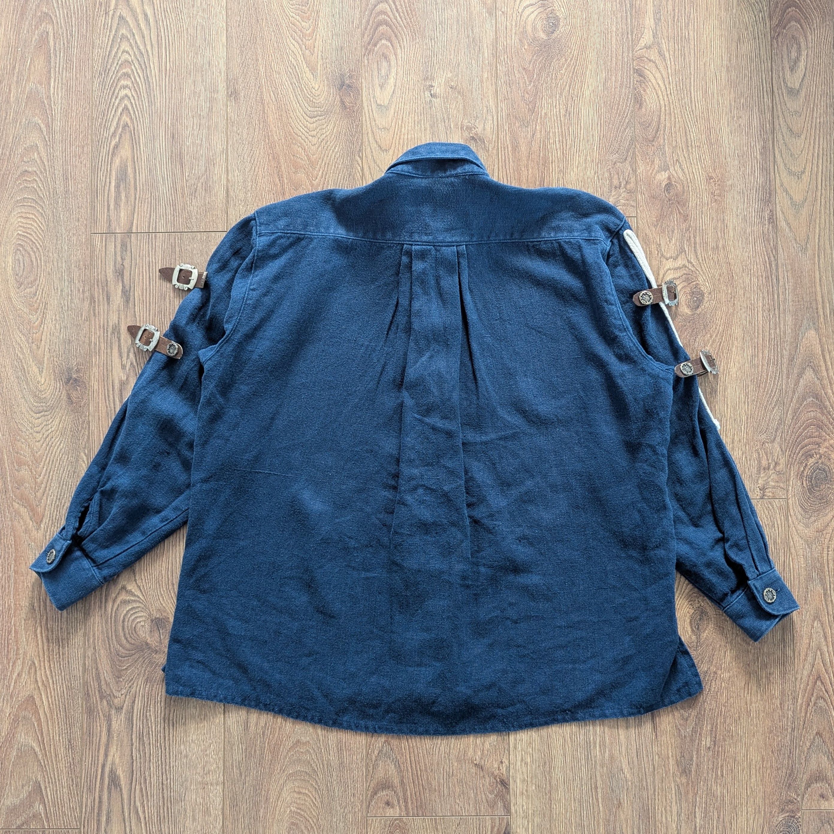Other KAISER FRANZ Josef Trachten 100% Linen Shirt Made In Austria Size US M / EU 48-50 / 2 - 15 Thumbnail