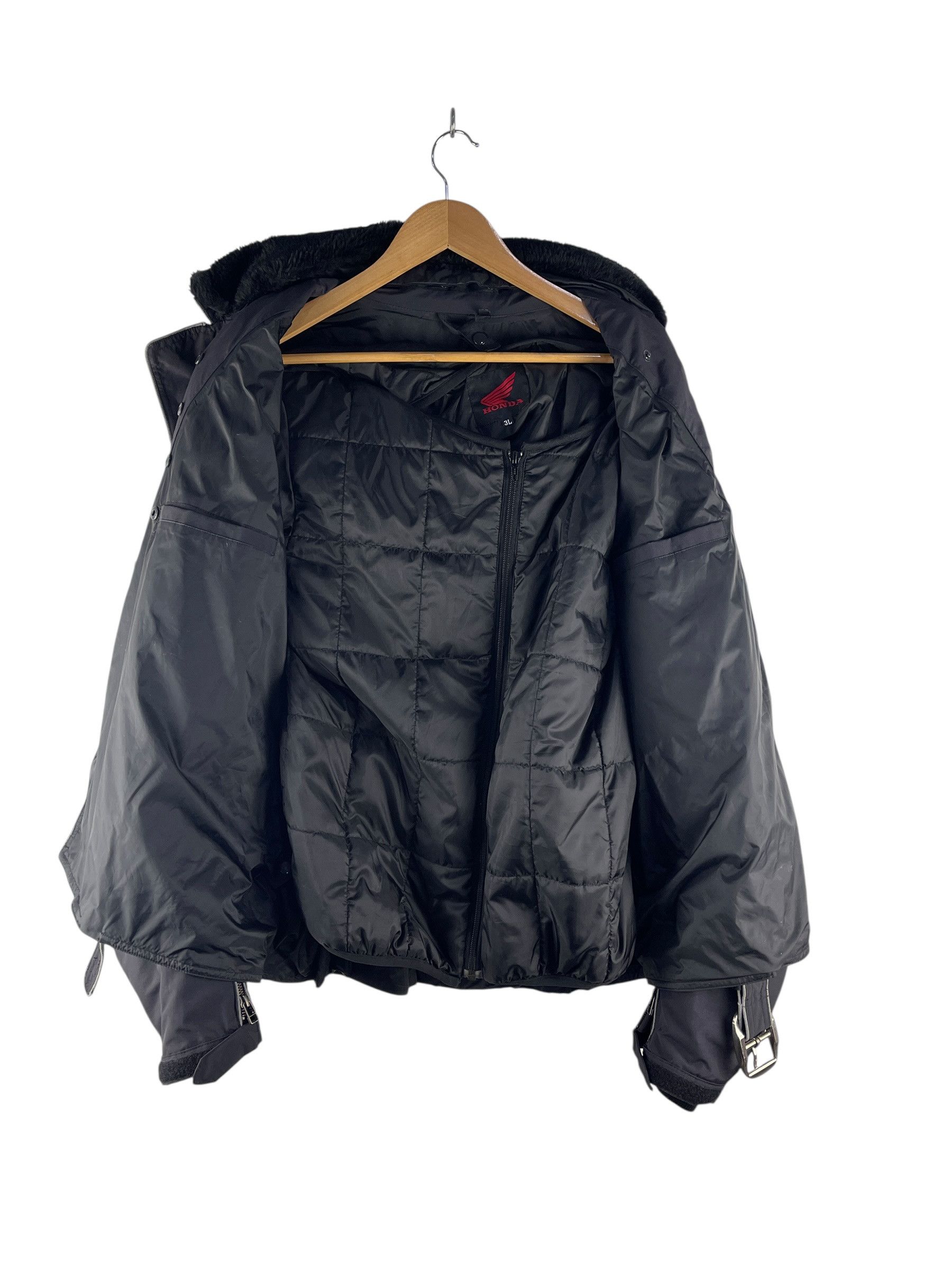 Honda Vintage Honda Motor HM Wing Riding Faux Fur Collar Belted Size US XXL / EU 58 / 5 - 4 Thumbnail