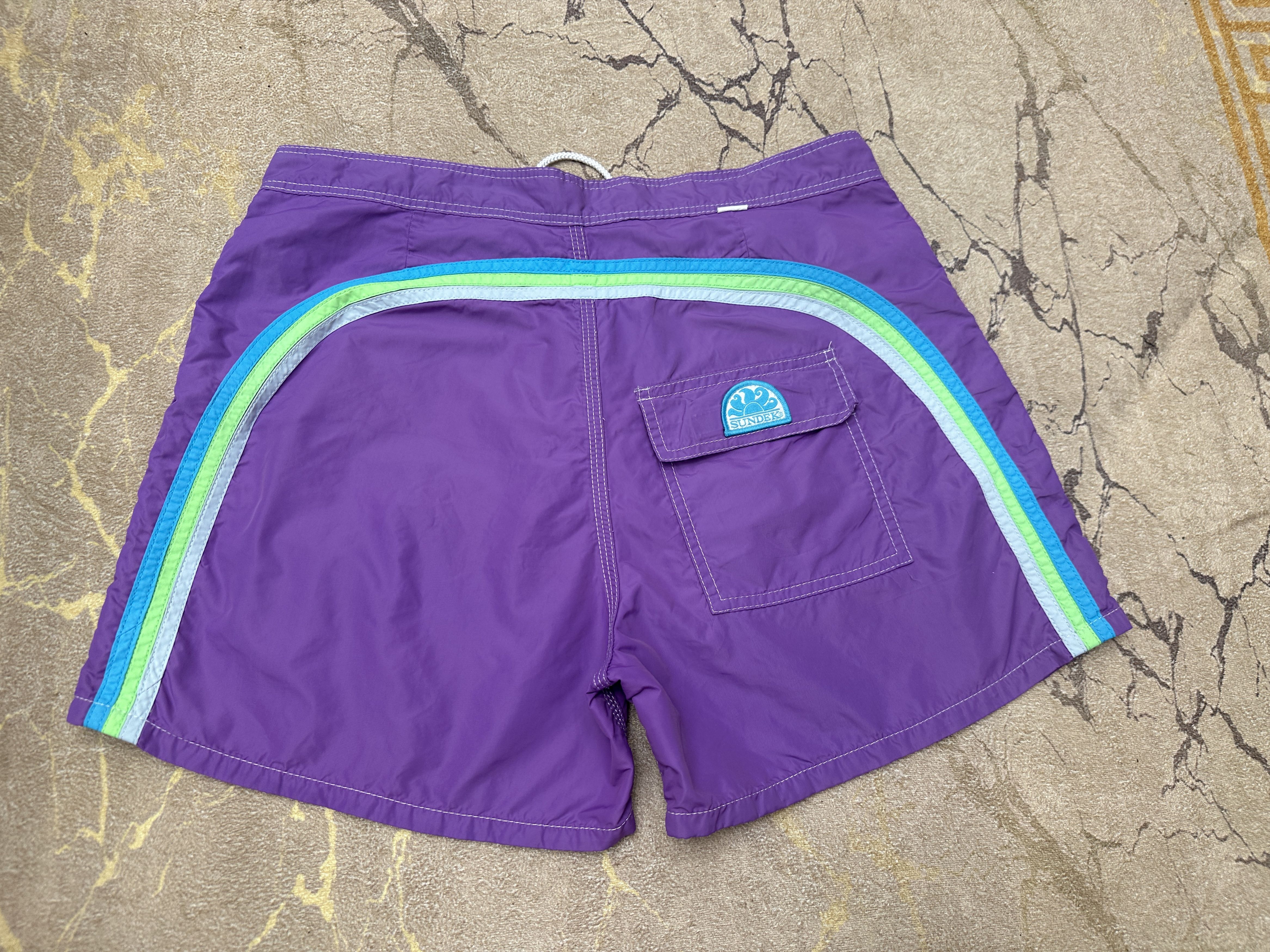 Sundek Sundek 33 Beach Board Shorts Trunks Bath Suit Size 33 S Size US 33 - 1 Thumbnail