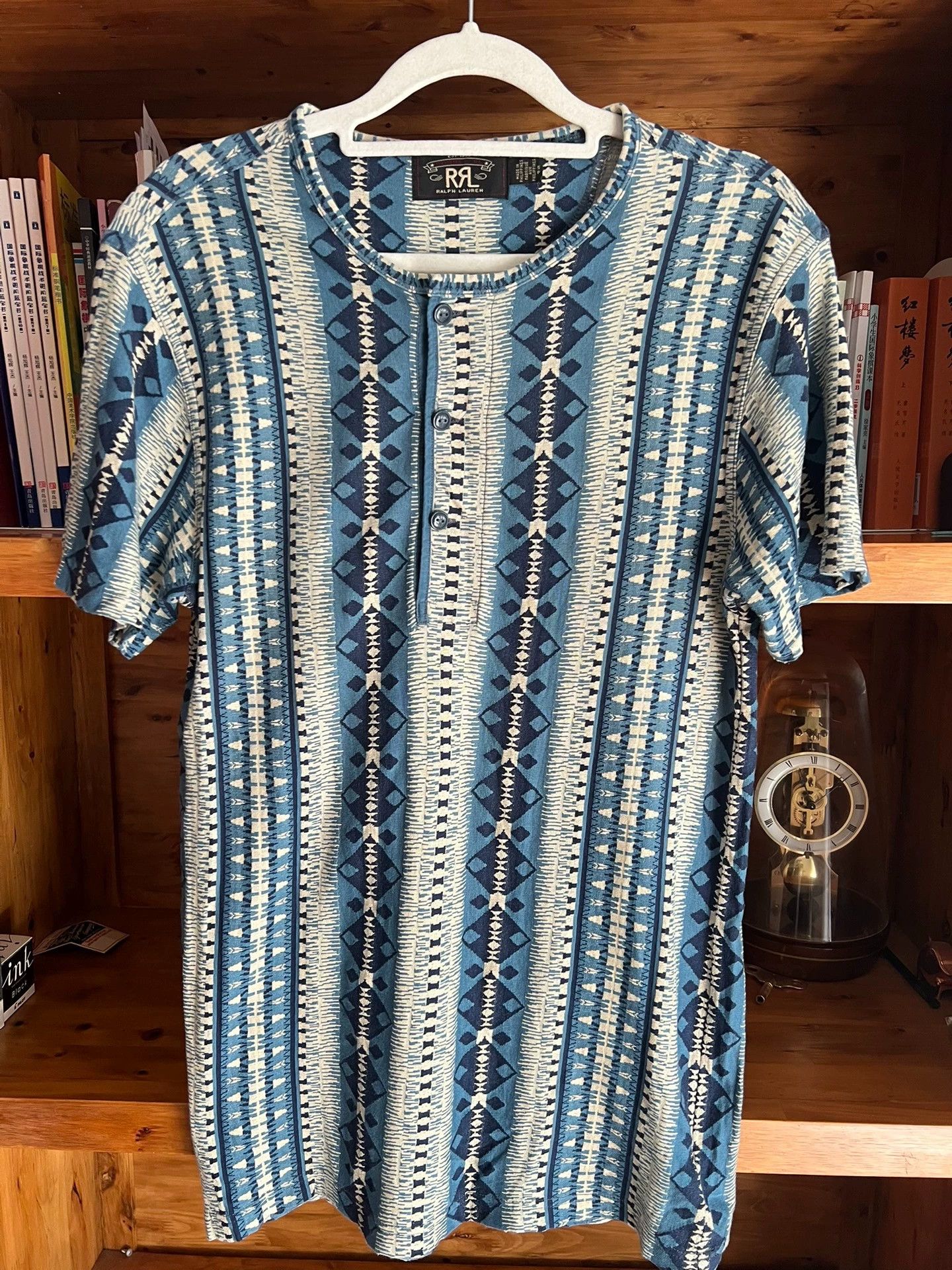 RRL Ralph Lauren RRL Vintage Southwest Henley SS T S Mint Size US S / EU 44-46 / 1 - 1 Thumbnail