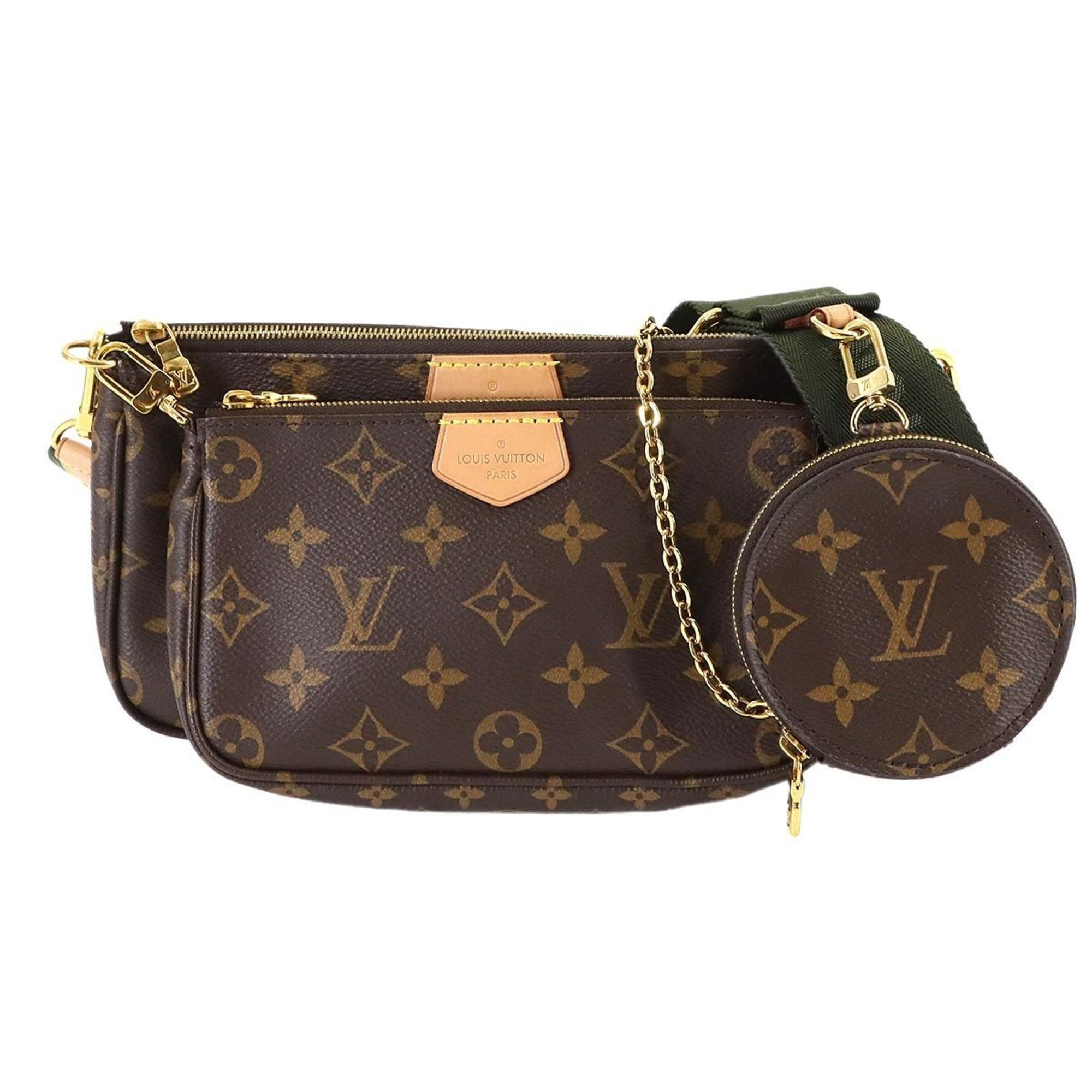 Louis Vuitton Monogram Multi Pochette Accessoires Shoulder Bag Khaki M44813