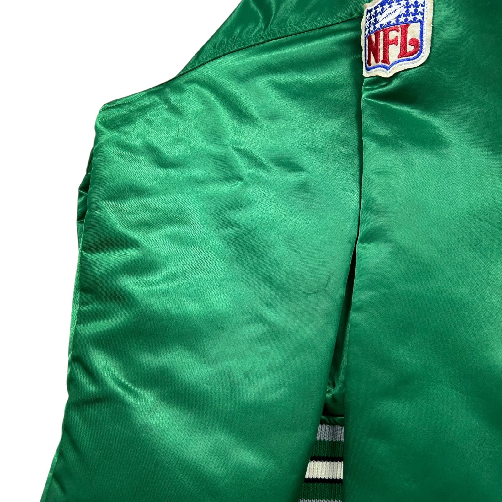 NFL VTG 90s PHILADELPHIA EAGLES STARTER SATIN JACKET BOMBER Size US L / EU 52-54 / 3 - 13 Thumbnail