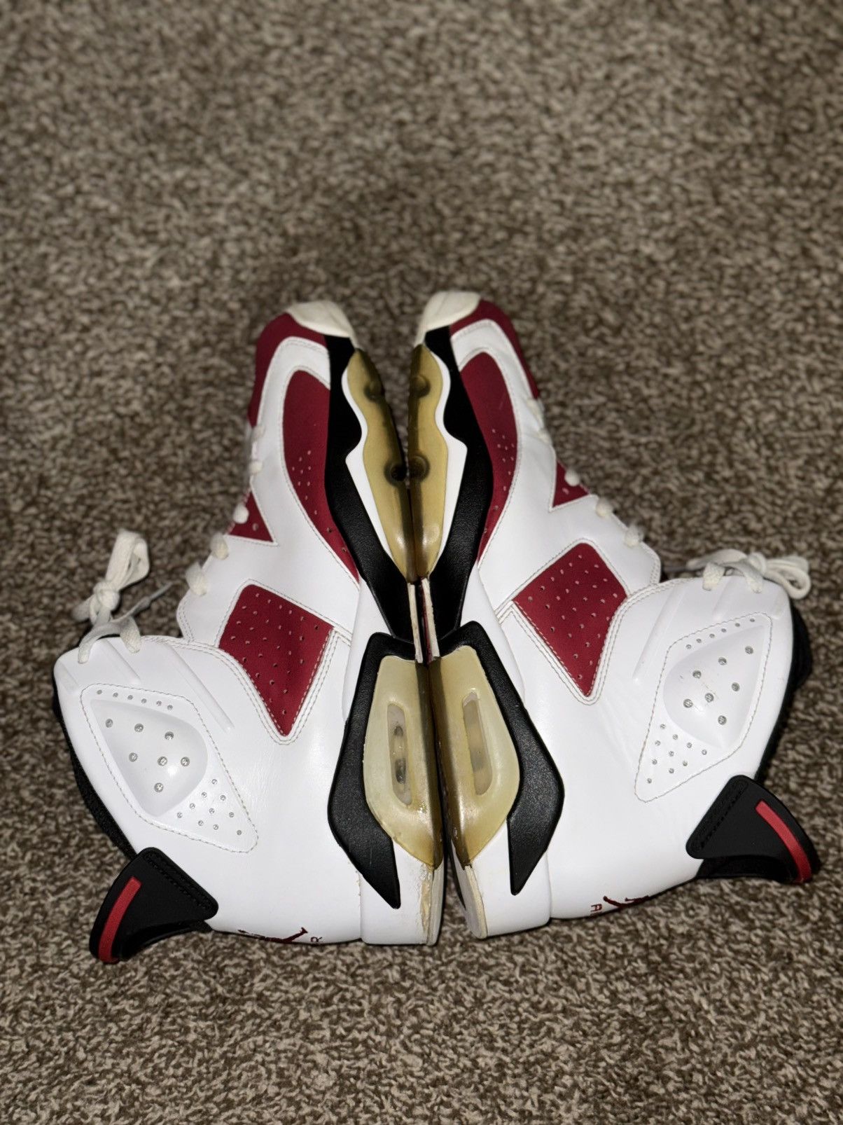 Jordan Brand × Nike Air Jordan 6 Retro Carmine (2014) Size US 13 / EU 46 - 3 Thumbnail