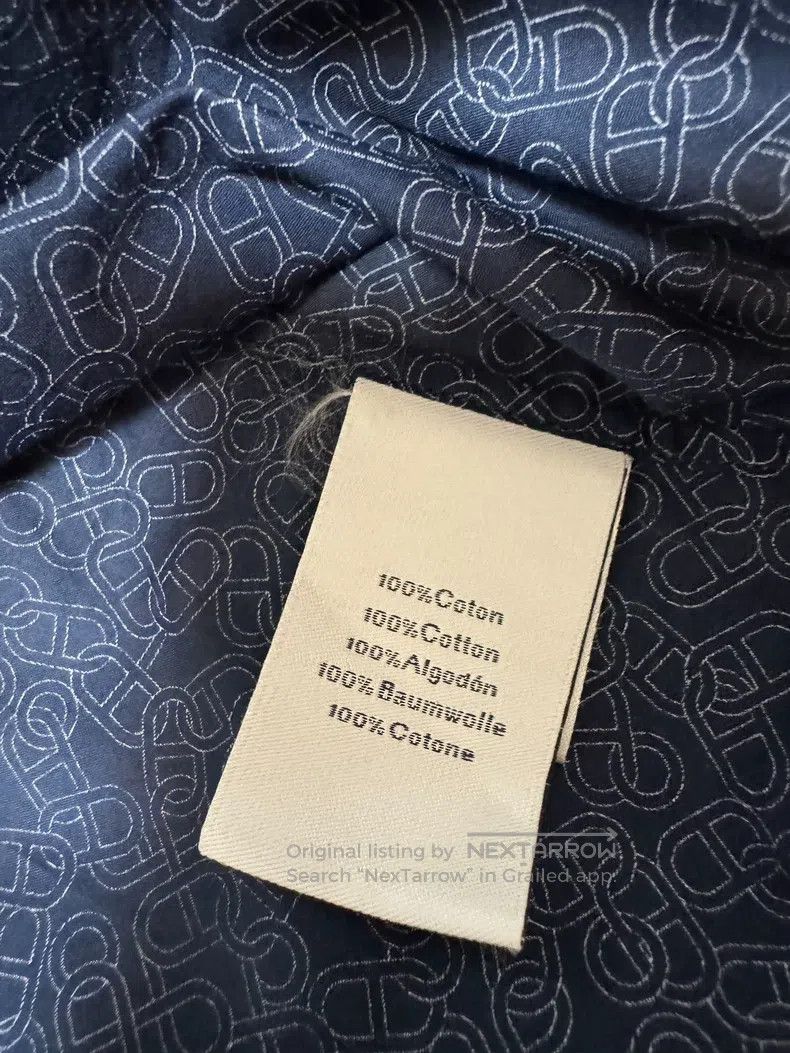 Hermes Hermes size 39 Shirt with classic pattern and high-end colo Size US M / EU 48-50 / 2 - 8 Thumbnail