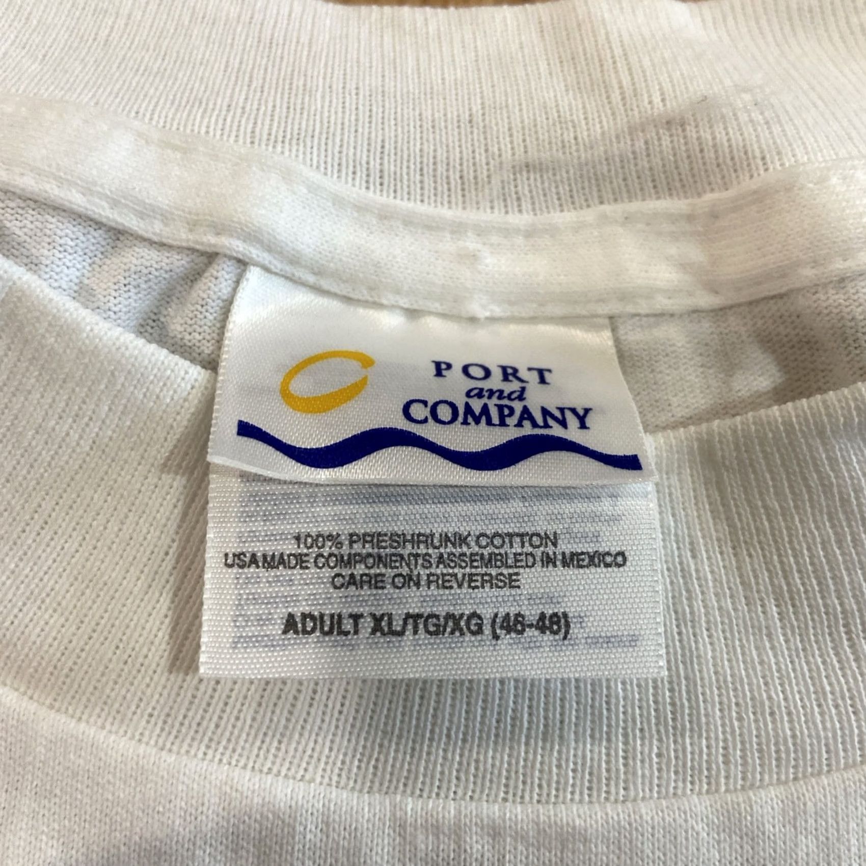 Port & Company VINTAGE 2000s We Will Build it White T-Shirt Port & Company XL Men Crew Neck Short Sleeve 90s Cars White T-Shirt Size US XL / EU 56 / 4 - 3 Thumbnail