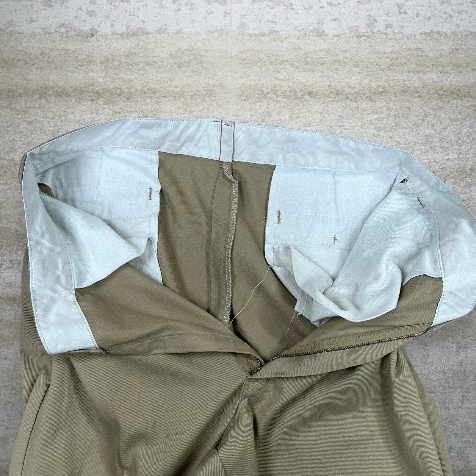 Dickies Vintage 90s Dickies Khakis Pants 34x32 Relaxed Camel Tan Size US 34 / EU 50 - 4 Thumbnail