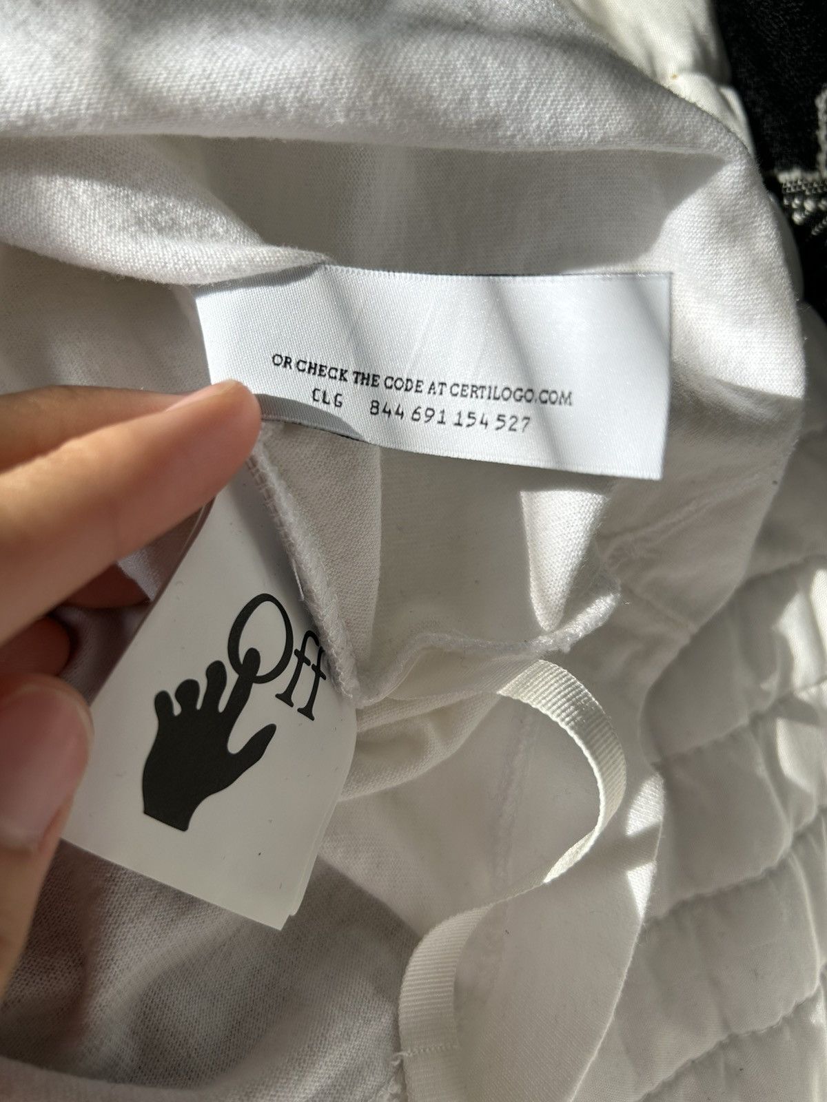 Off-White OFF-WHITE Caravaggio Saint Jerome Writing Hands Off Tshirt Size US S / EU 44-46 / 1 - 5 Thumbnail