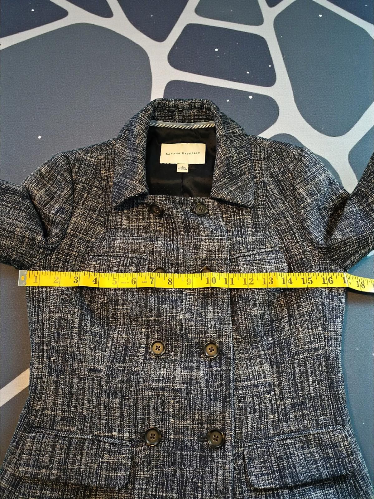Banana Republic Banana Republic Size 2 Gray Tailored Jacket Size M / US 6-8 / IT 42-44 - 6 Thumbnail