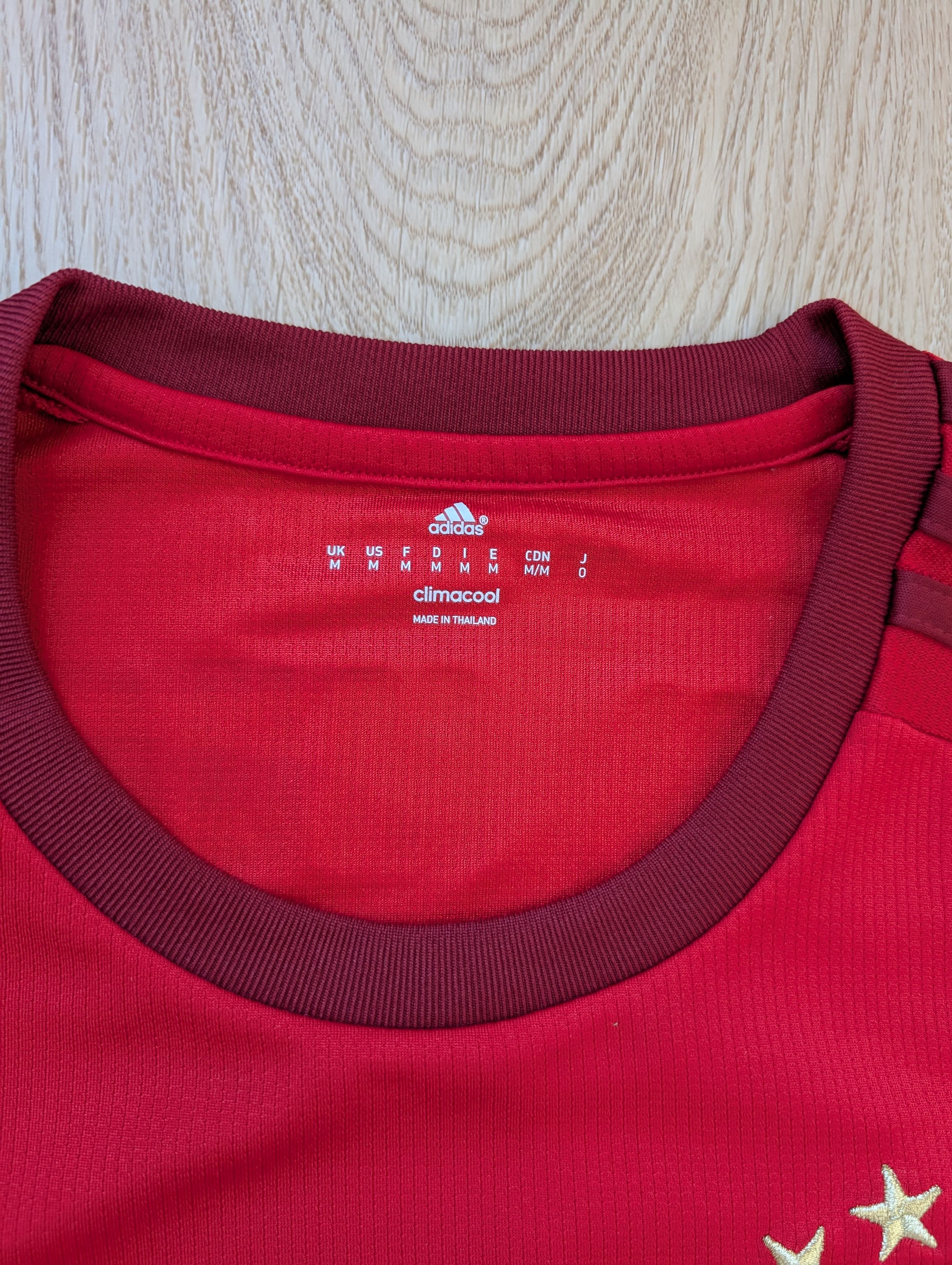 Adidas Adidas 2015/16 Bayern Munich 8 Red Home Football Jersey Size US M / EU 48-50 / 2 - 6 Thumbnail