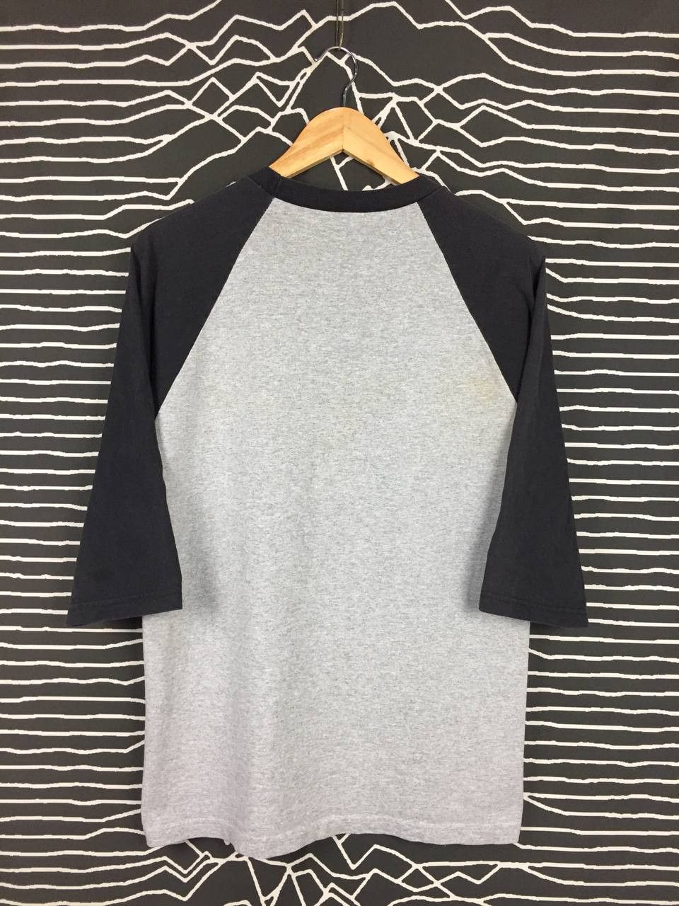 Vintage Plain Blank Essential 3Q Raglan Tee Size US M / EU 48-50 / 2 - 2 Thumbnail