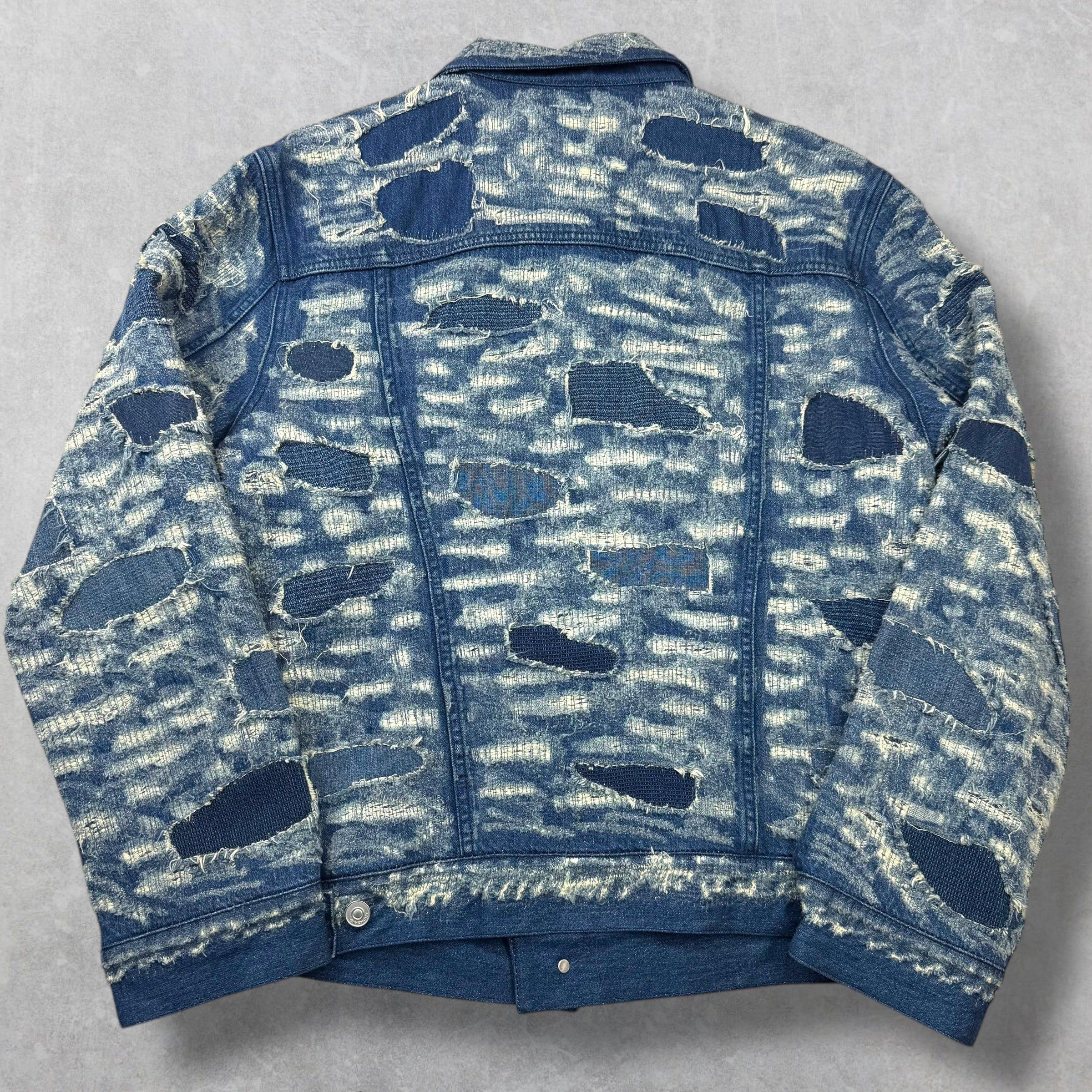 Givenchy Givenchy Blue Classic 4G Rivet Denim Jacket XXL Size US XXL / EU 58 / 5 - 2 Thumbnail