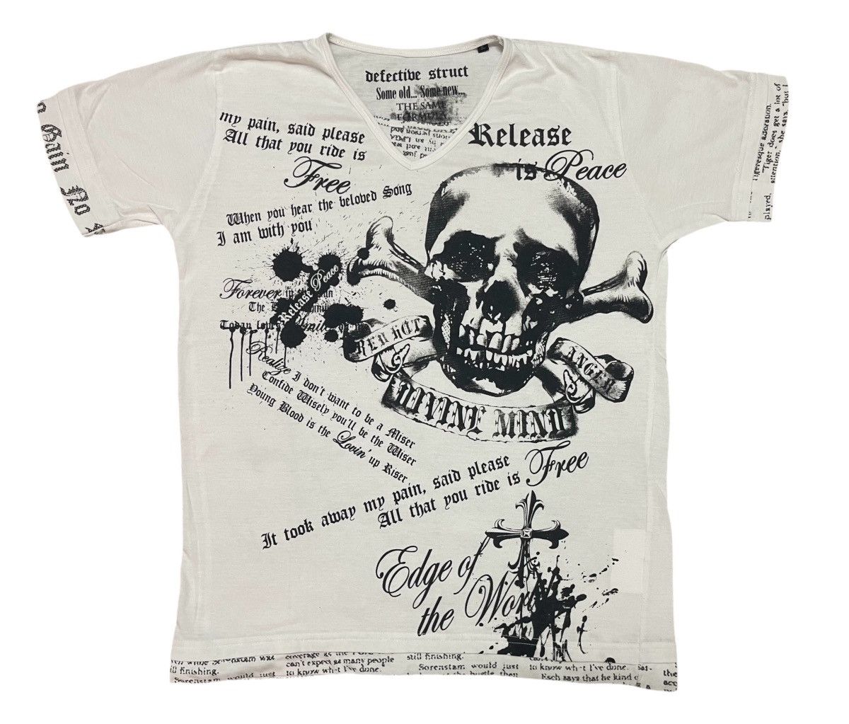 Affliction 2000s DETECTIBE STRUCT SKULL SHIRT RARE DESIGN Size US M / EU 48-50 / 2 - 2 Thumbnail