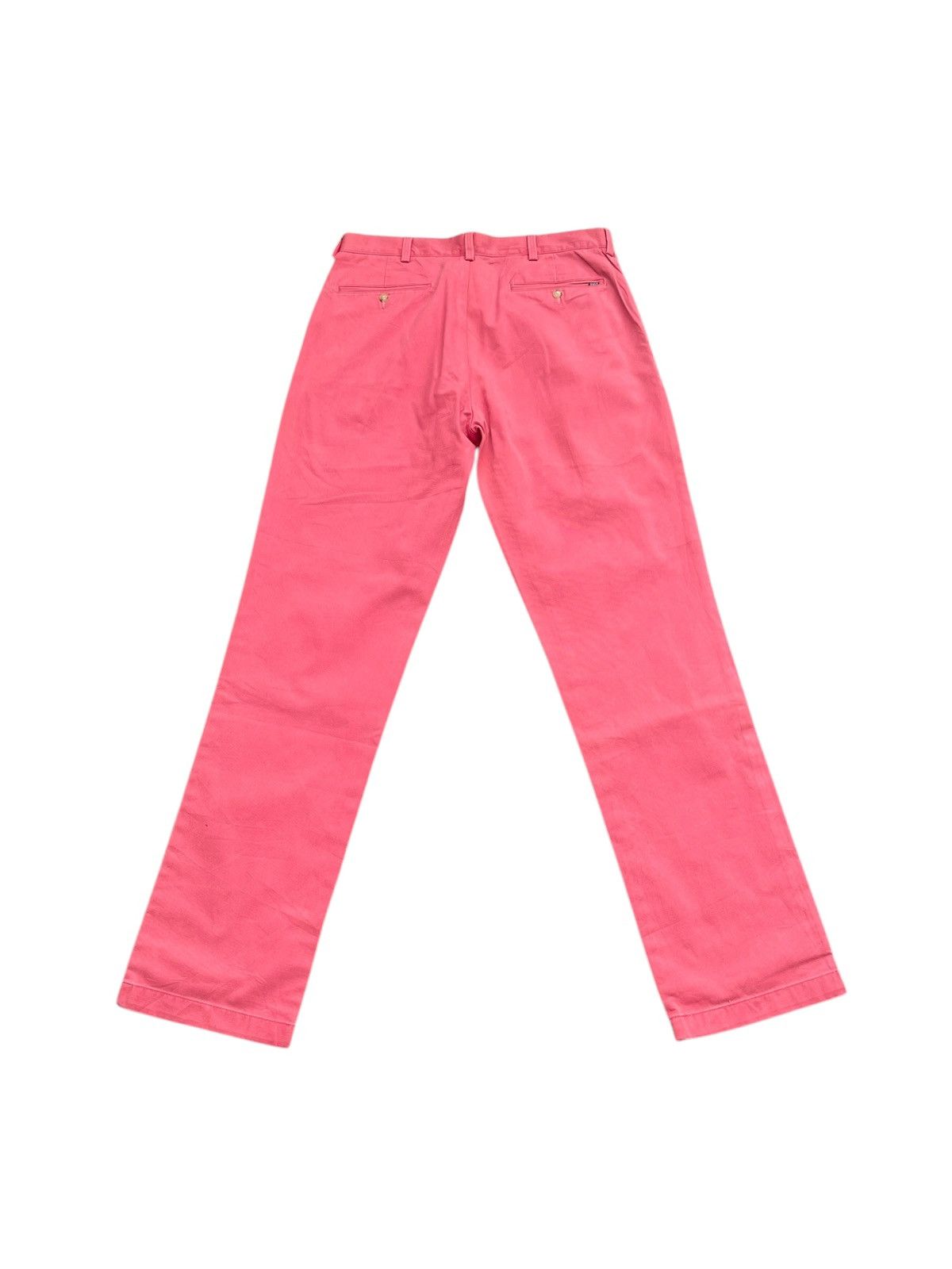 Designer Vintage Polo Ralph Lauren Pink Chinos Size US 34 / EU 50 - 5 Thumbnail