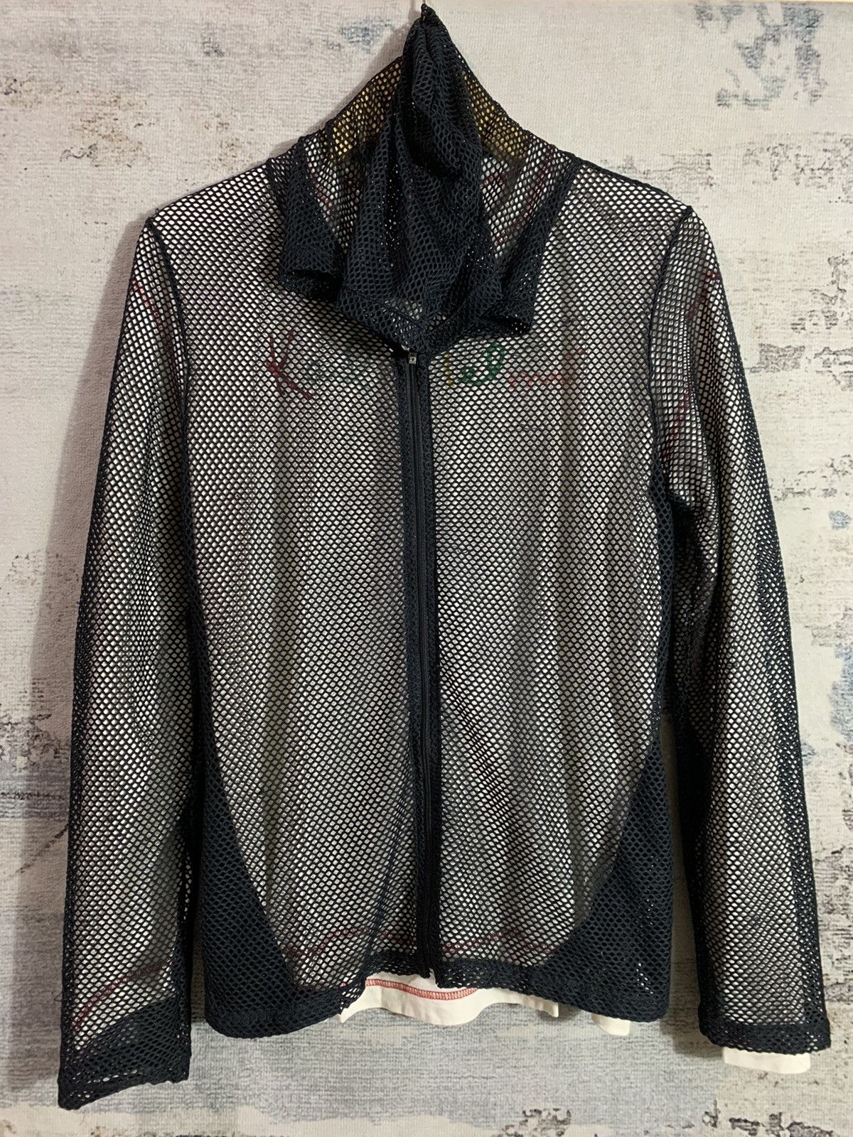 Beauty Beast × Japanese Brand Japanese Undefined Fishnet Hoodies Size US M / EU 48-50 / 2 - 1 Thumbnail