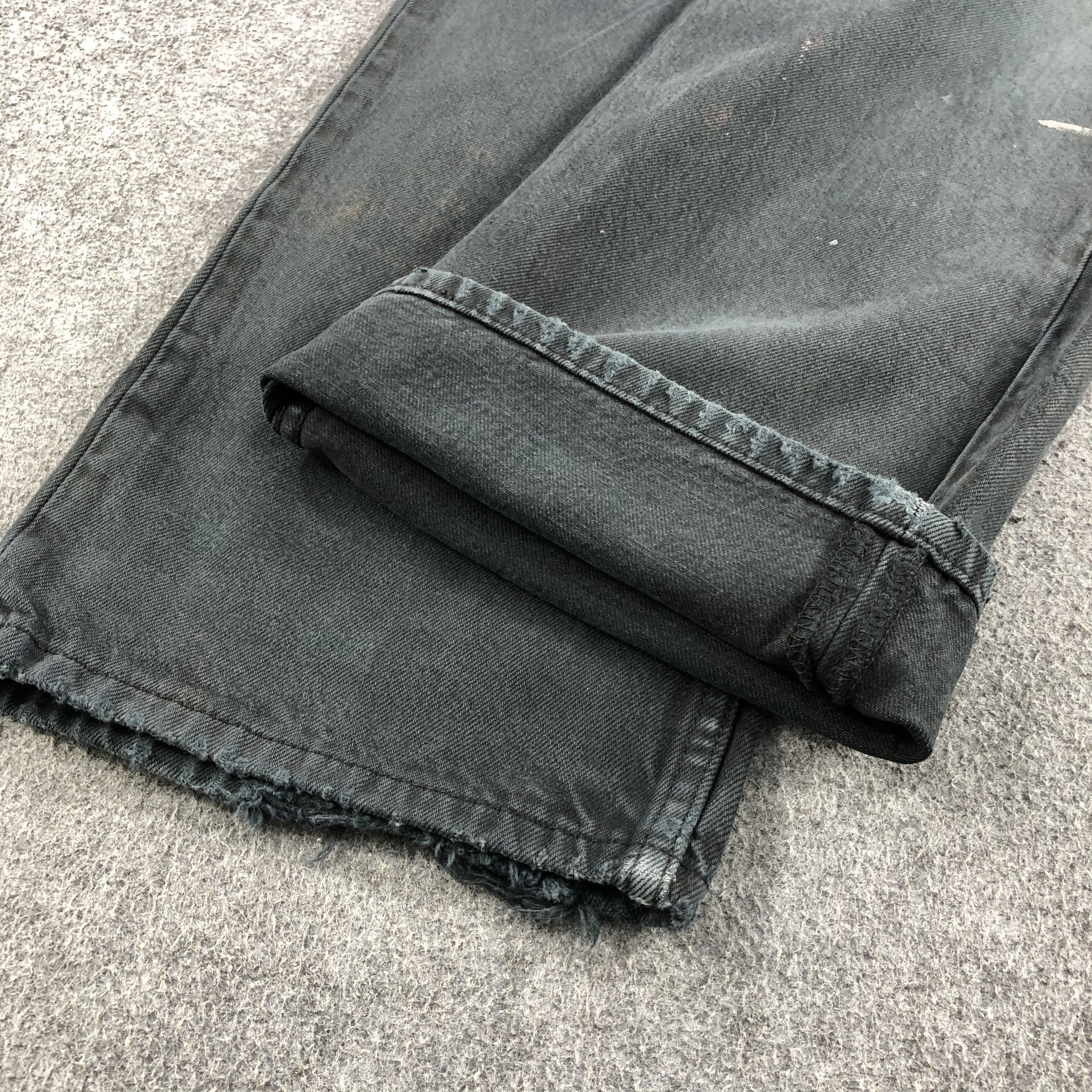 Levi's 90s Vintage Ripped Levis 501 Earth Tone Jeans-J1545 Size US 33 - 6 Thumbnail