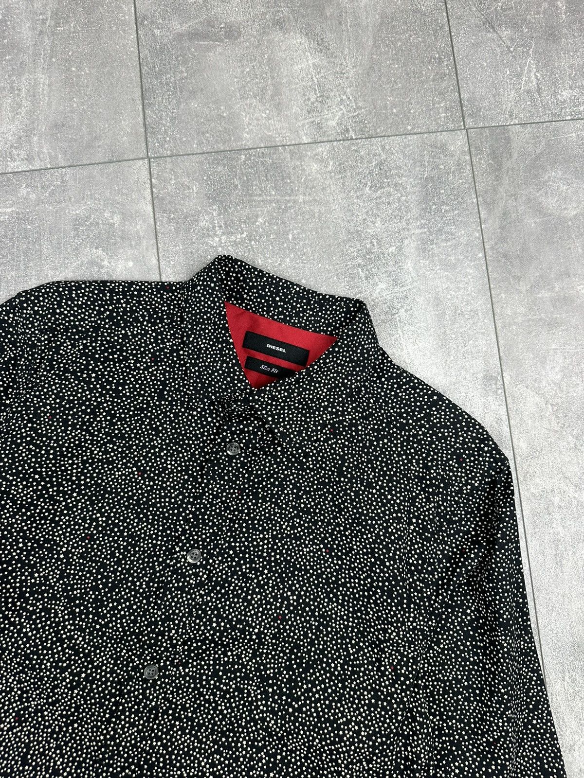 Diesel Diesel Luxury Shirt Button Up Night Sky Size US M / EU 48-50 / 2 - 7 Thumbnail