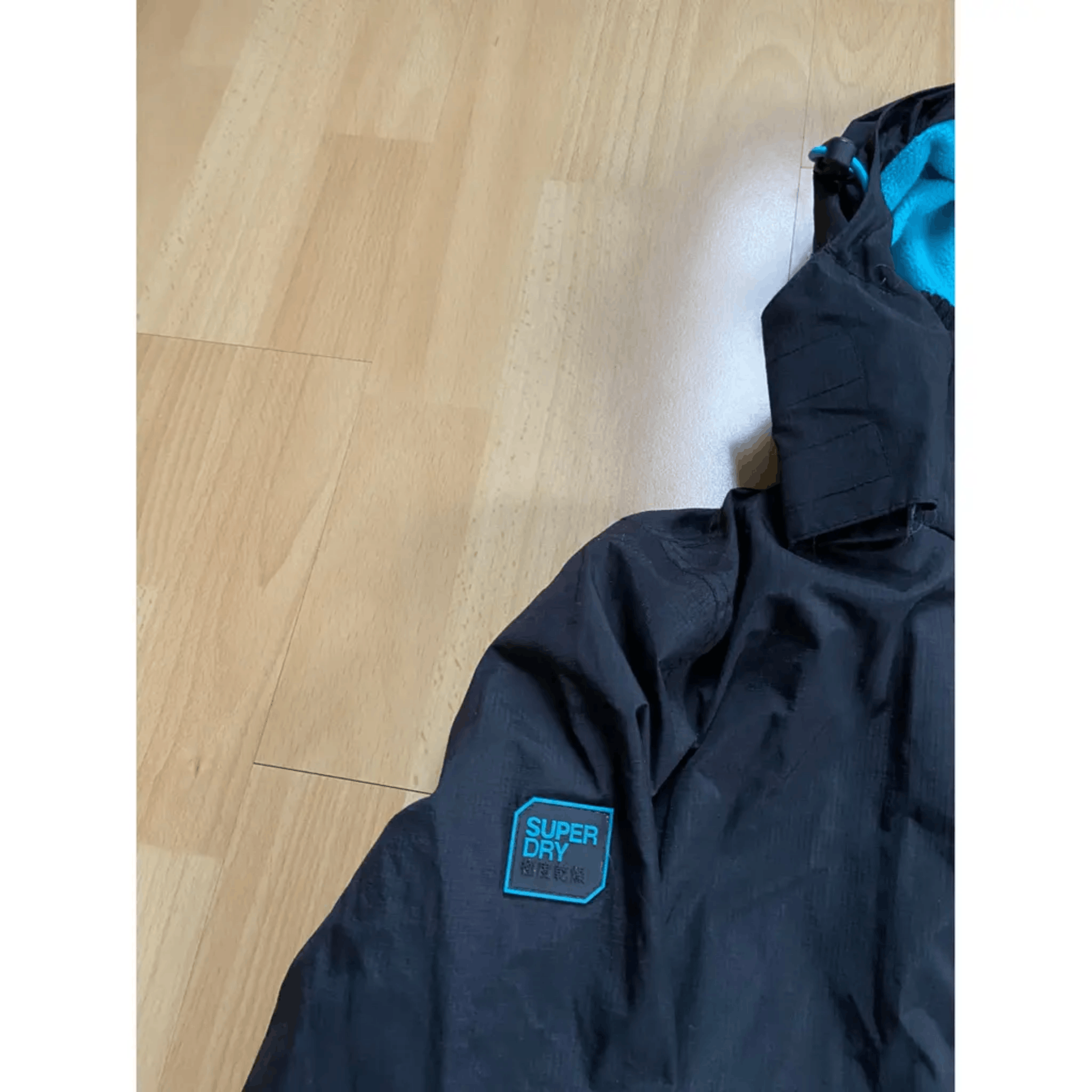 Superdry Superdry Windbreaker Jacket - Black & Blue Size US M / EU 48-50 / 2 - 2 Thumbnail