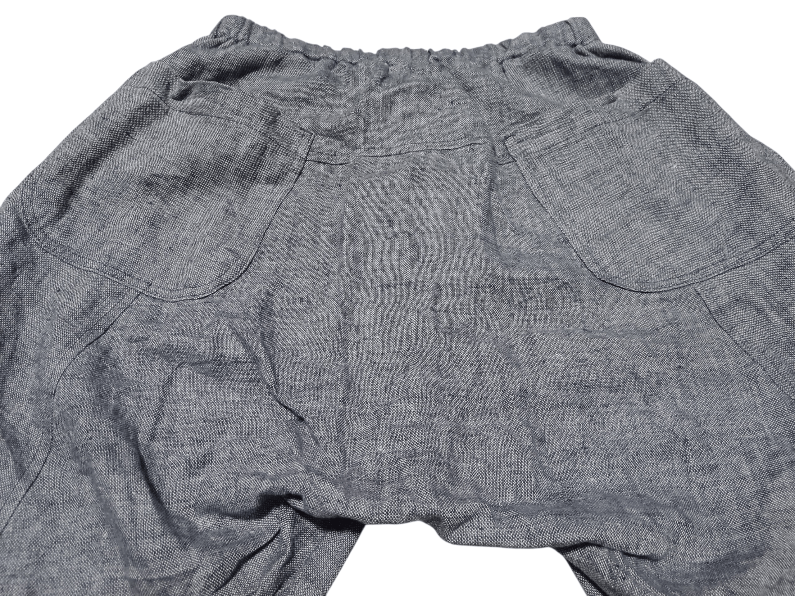 Johnbull JOHNBULL INDIGO LINEN DRAWSTRING SHORTS Size US 32 / EU 48 - 7 Thumbnail