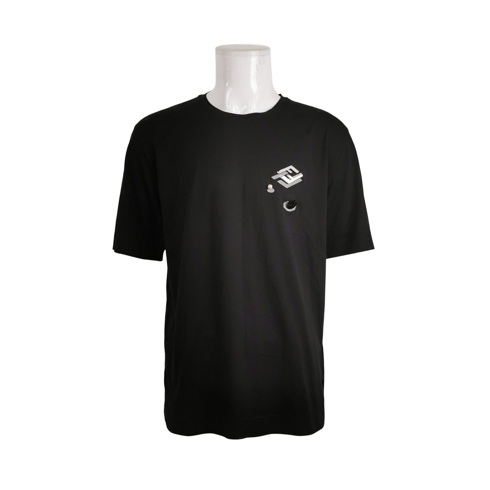 Fendi Fendi 3D Logo Embellished T-Shirt L Size US L / EU 52-54 / 3 - 1 Thumbnail