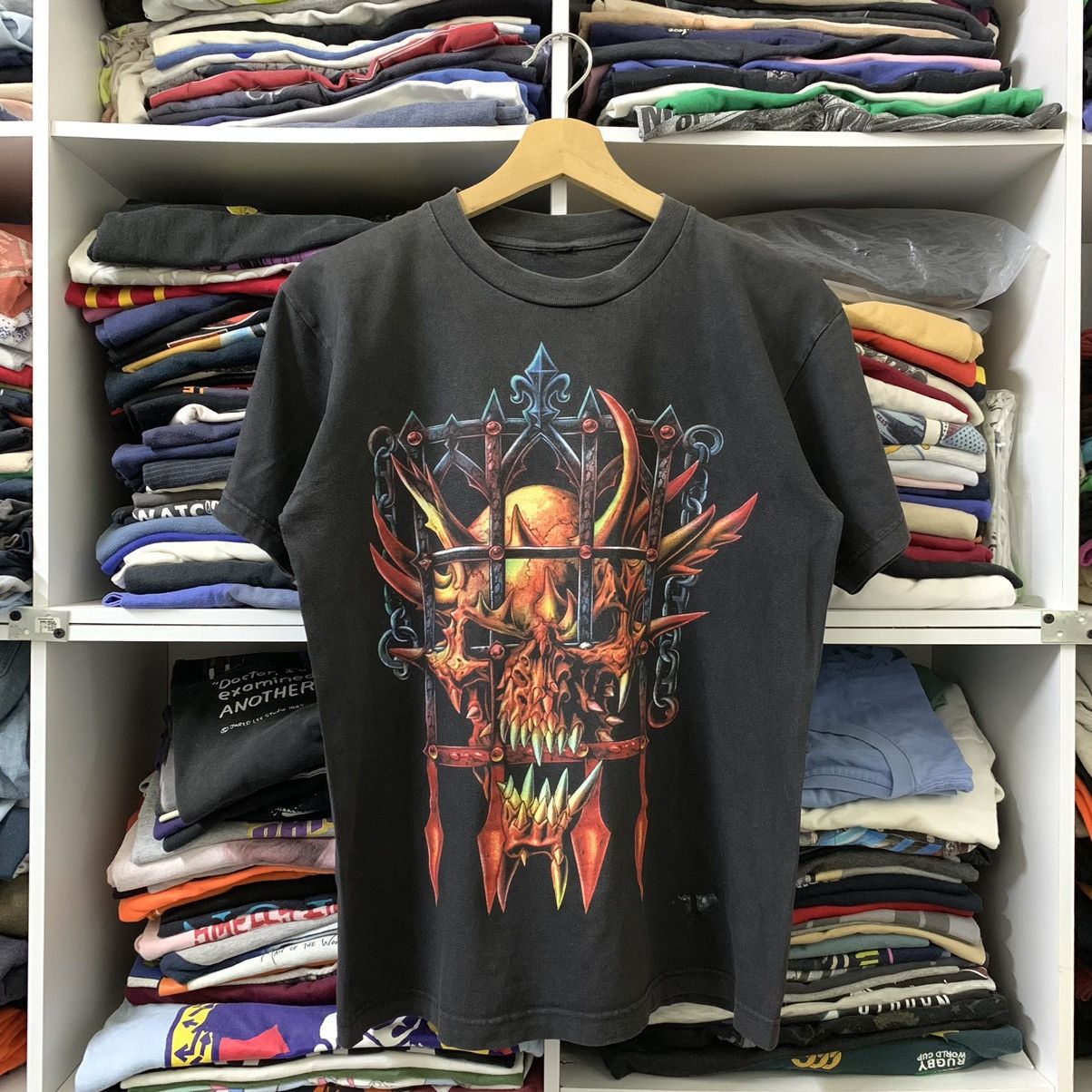 Vintage VTG SKULL DEMON Size US S / EU 44-46 / 1 - 1 Thumbnail