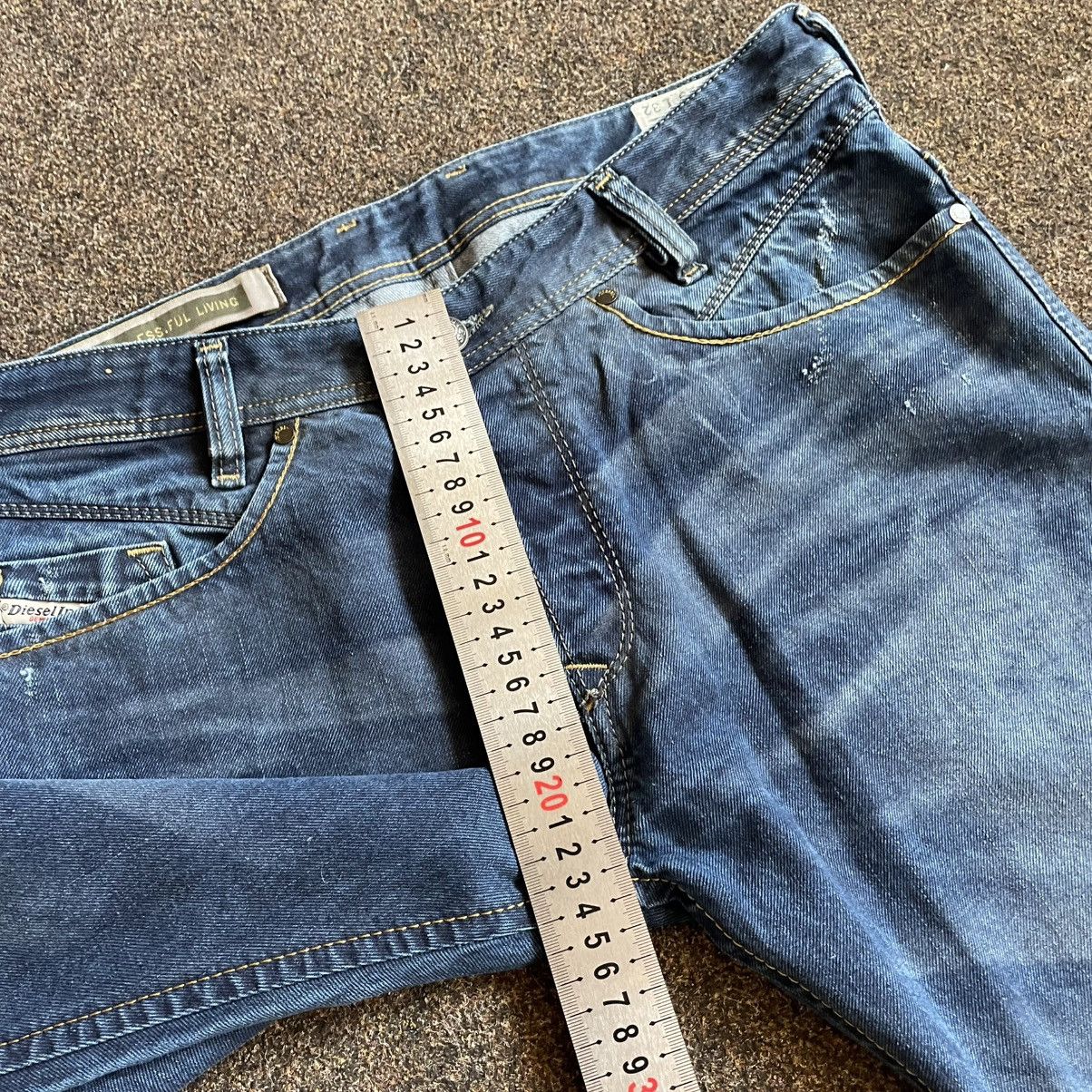 Vintage Vintage 90s Diesel Baggy Jeans Faded Wash Skate Y2K Logo 29 Size US 29 - 12 Thumbnail
