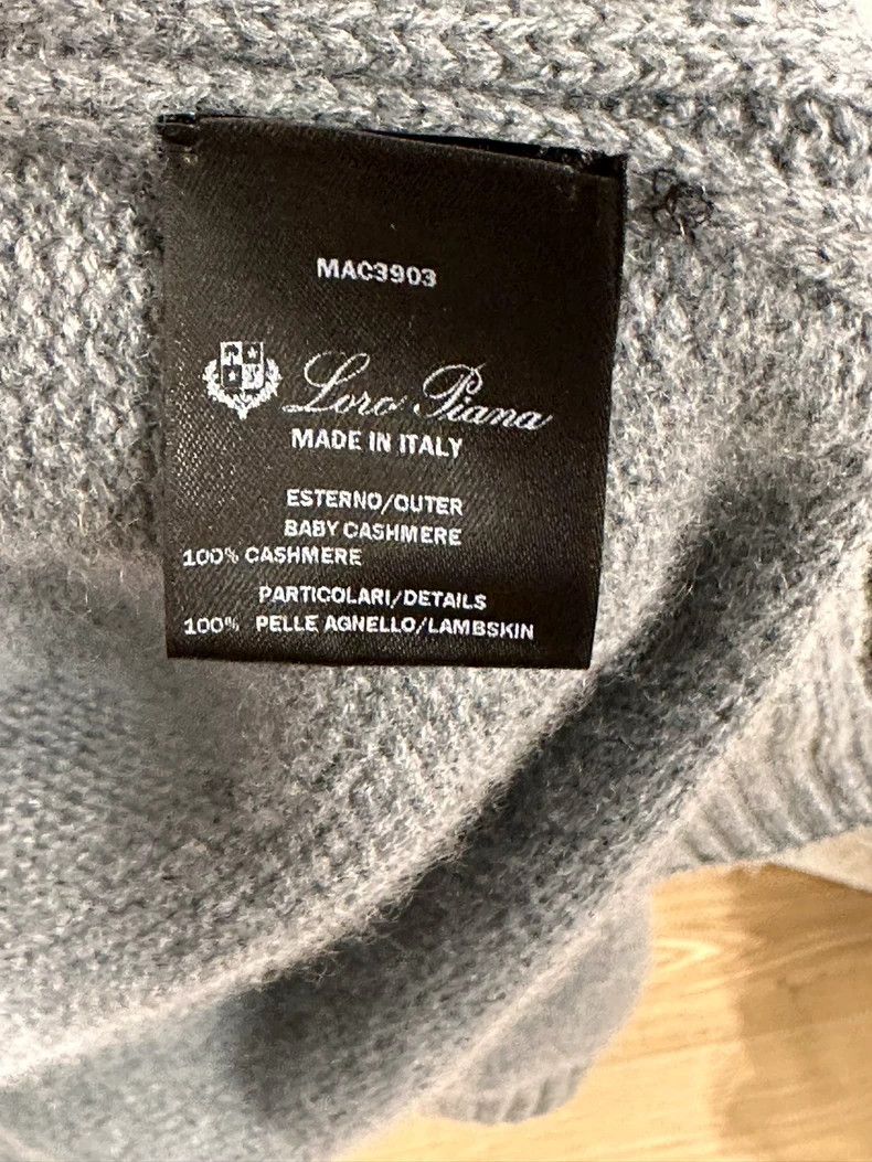 Loro Piana LORO PIANA Gray cashmere knit cardigan Size US S / EU 44-46 / 1 - 4 Thumbnail